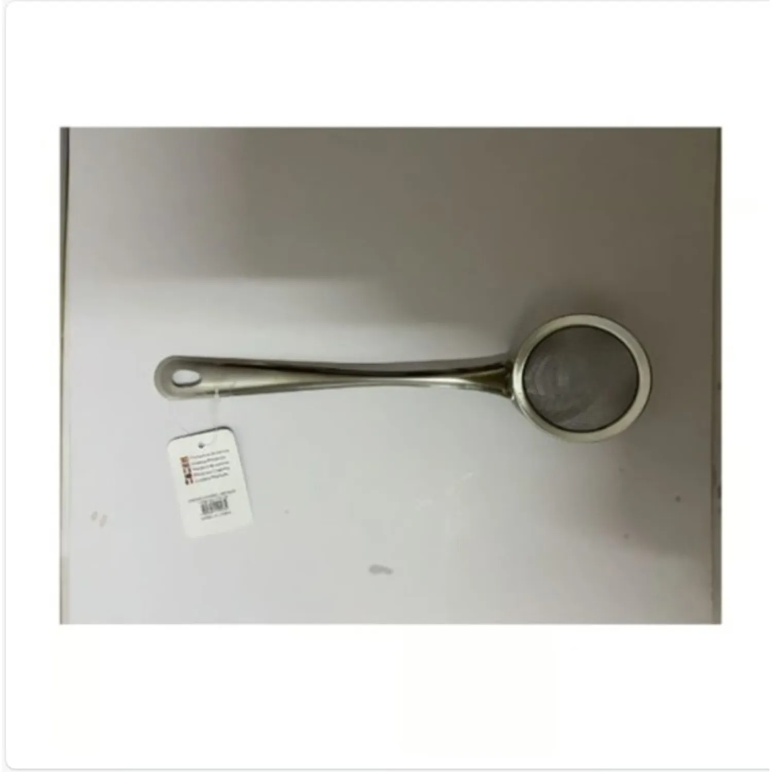 CERNIDOR COLADOR ESCURRIDOR CON MANGO DE ACERO - 1