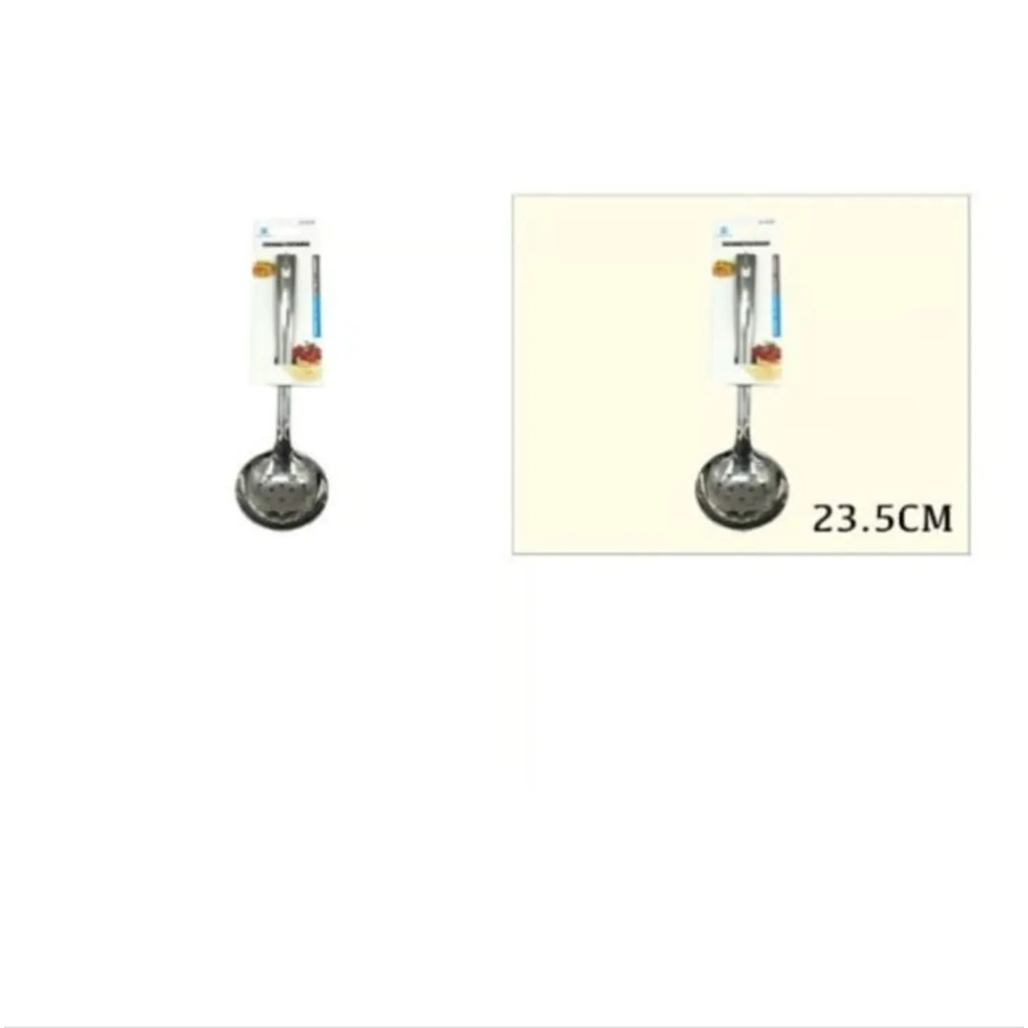 CUCHARA PERFURADA ACERO INOXIDABLE 23 CM - 1