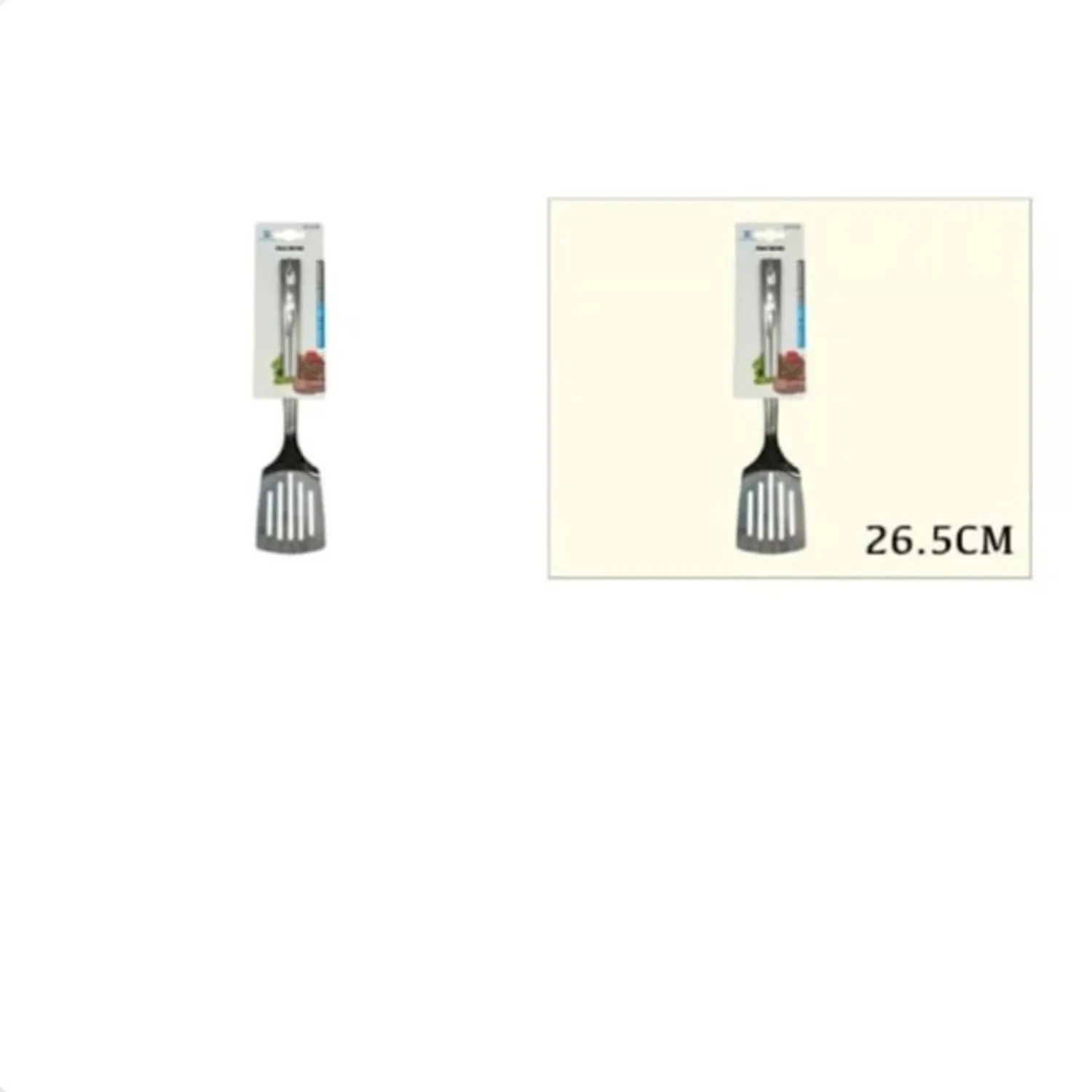 CUCHARA FORMA PALA PARA FREIR ACERO INOXIDABLE 26CM - 1