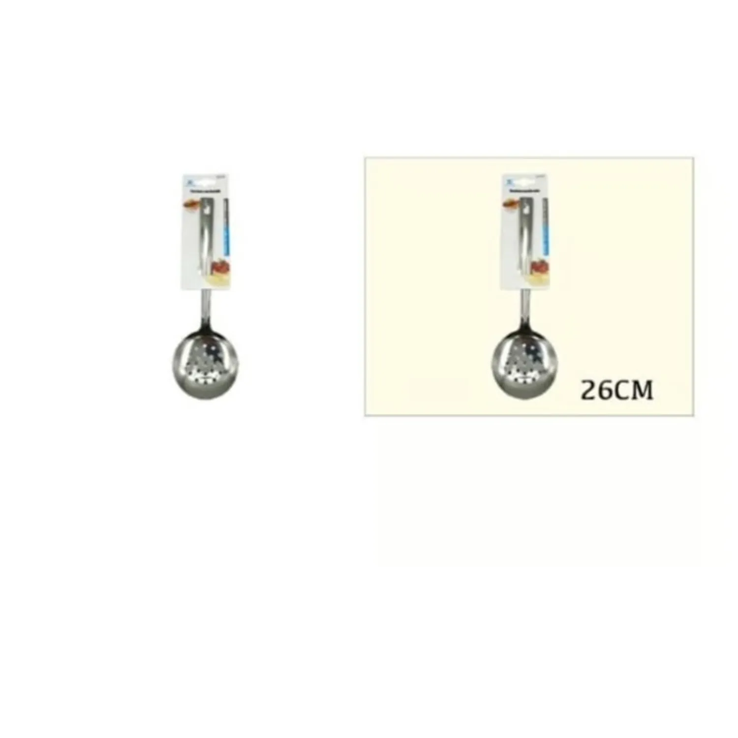 CUCHARON PERFORADA ACERO INOXIDABLE 26CM - 1