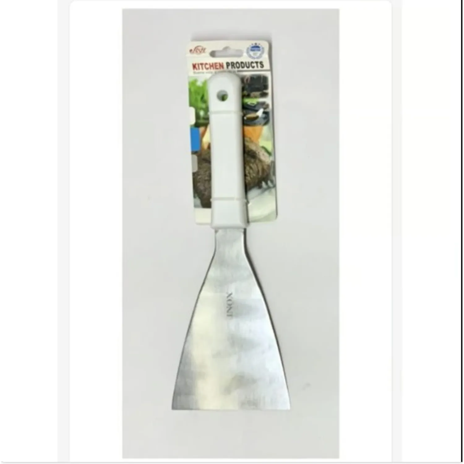 ESPATULA REPOSTERIA ACERO INOXIDABLE MANGO DE PLASTICO - 1
