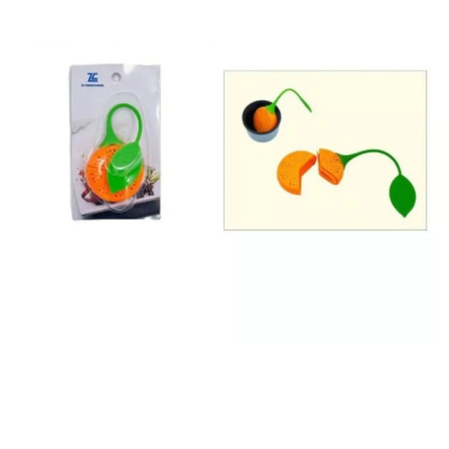 INFUSOR DE TE SILICONA DISEÑO FRUTAS - 1