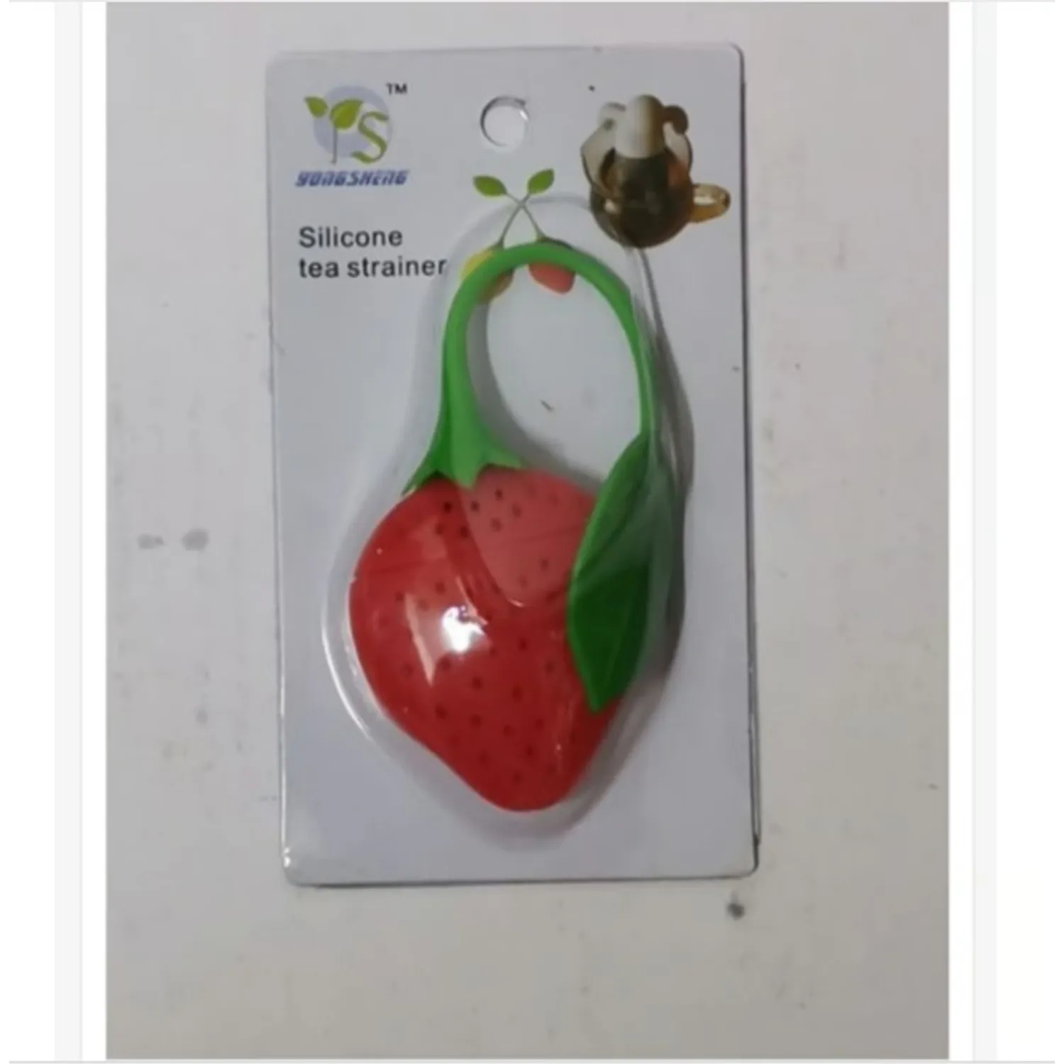 INFUSOR DE TE SILICONA DISEÑO FRUTILLA - 1