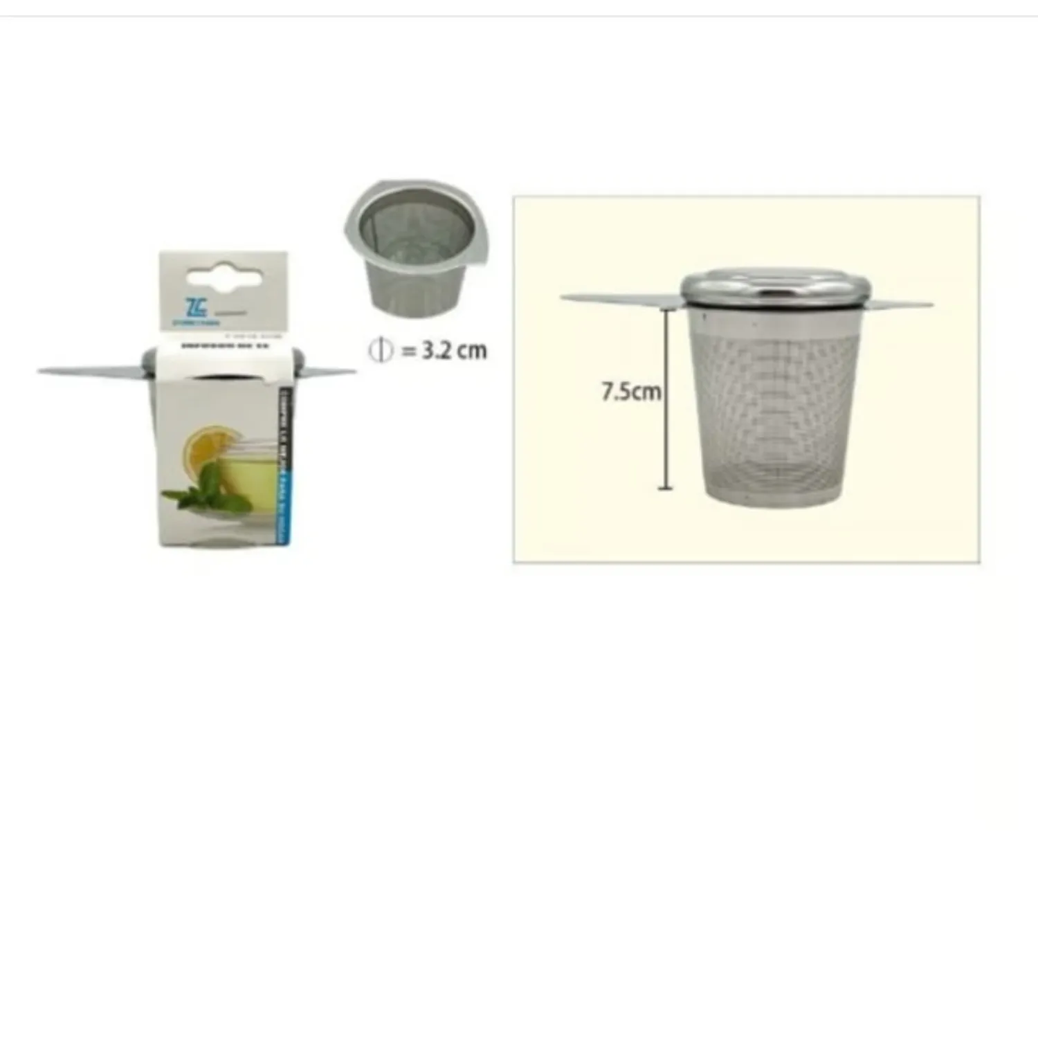 INFUSOR DE TE ACERO INOXIDABLE COCINA 75CM - 1