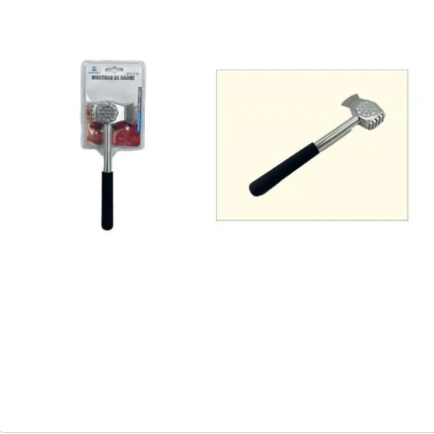 MARTILLO ABLANDADOR DE CARNE ACERO INOXIDABLE - 1