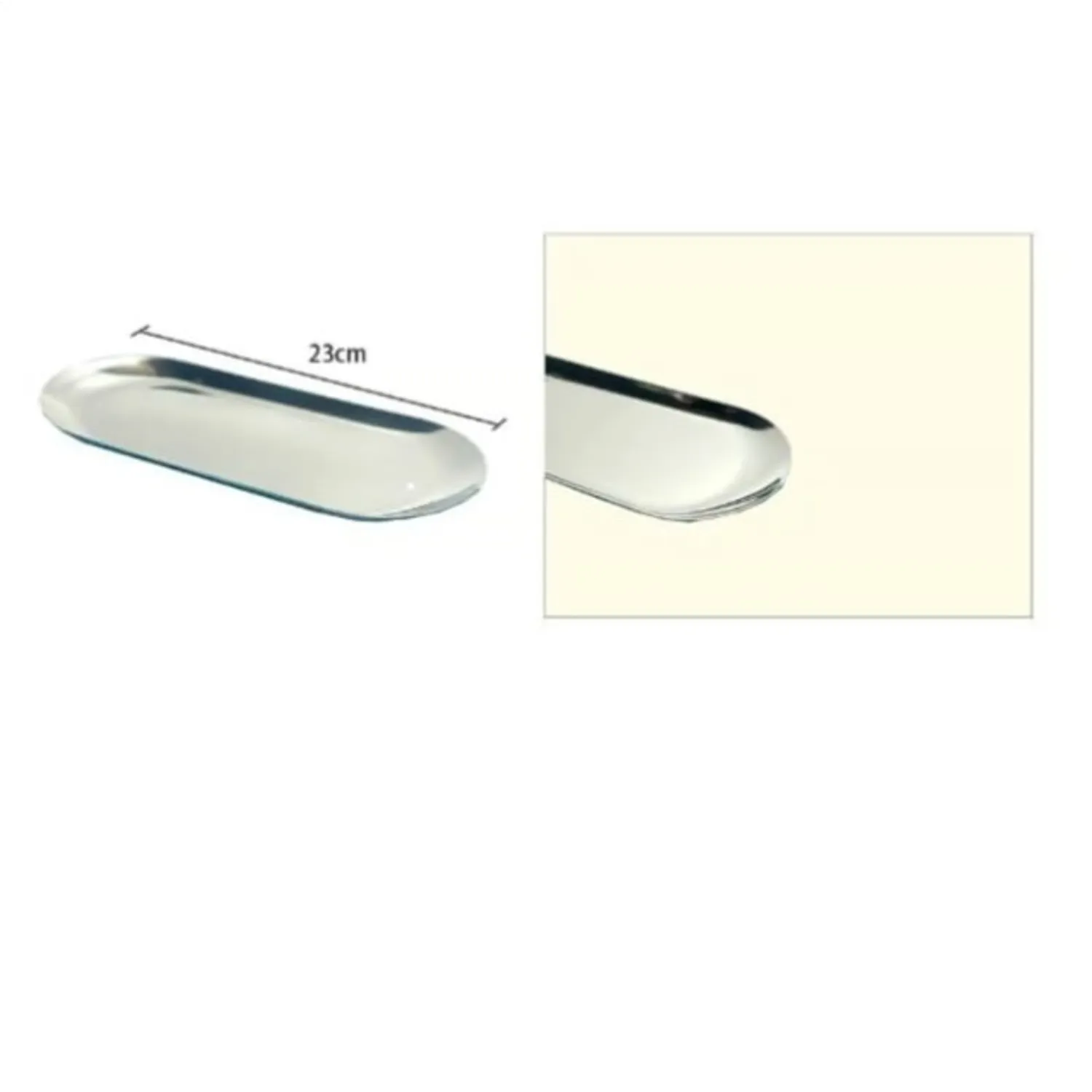 PLATO ACERO INOXIDABLE 23CM. - 1
