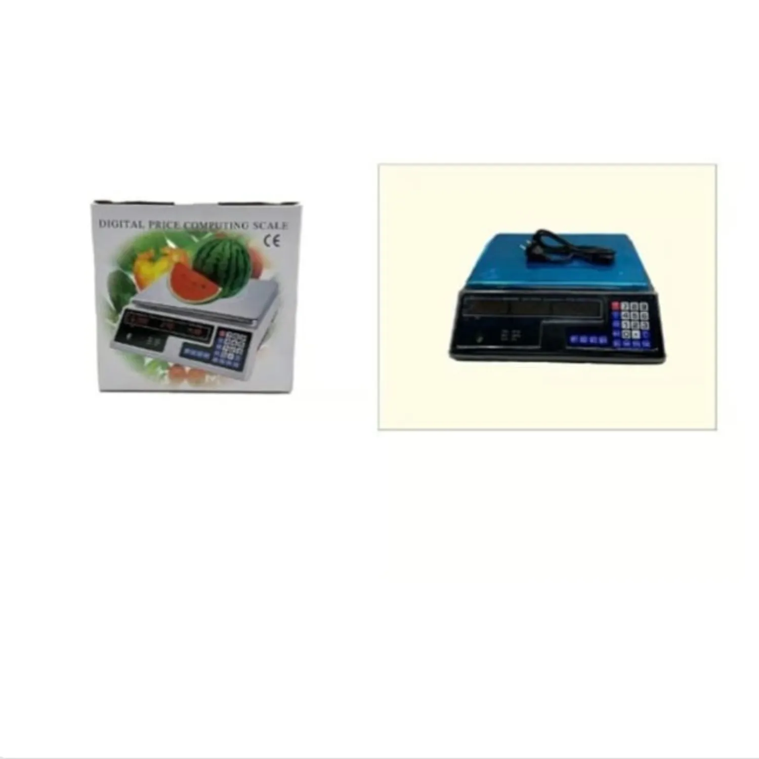 BÁSCULA COMERCIAL DIGITAL 40KG 40KG 220V 24 CM X 35 CM - 1