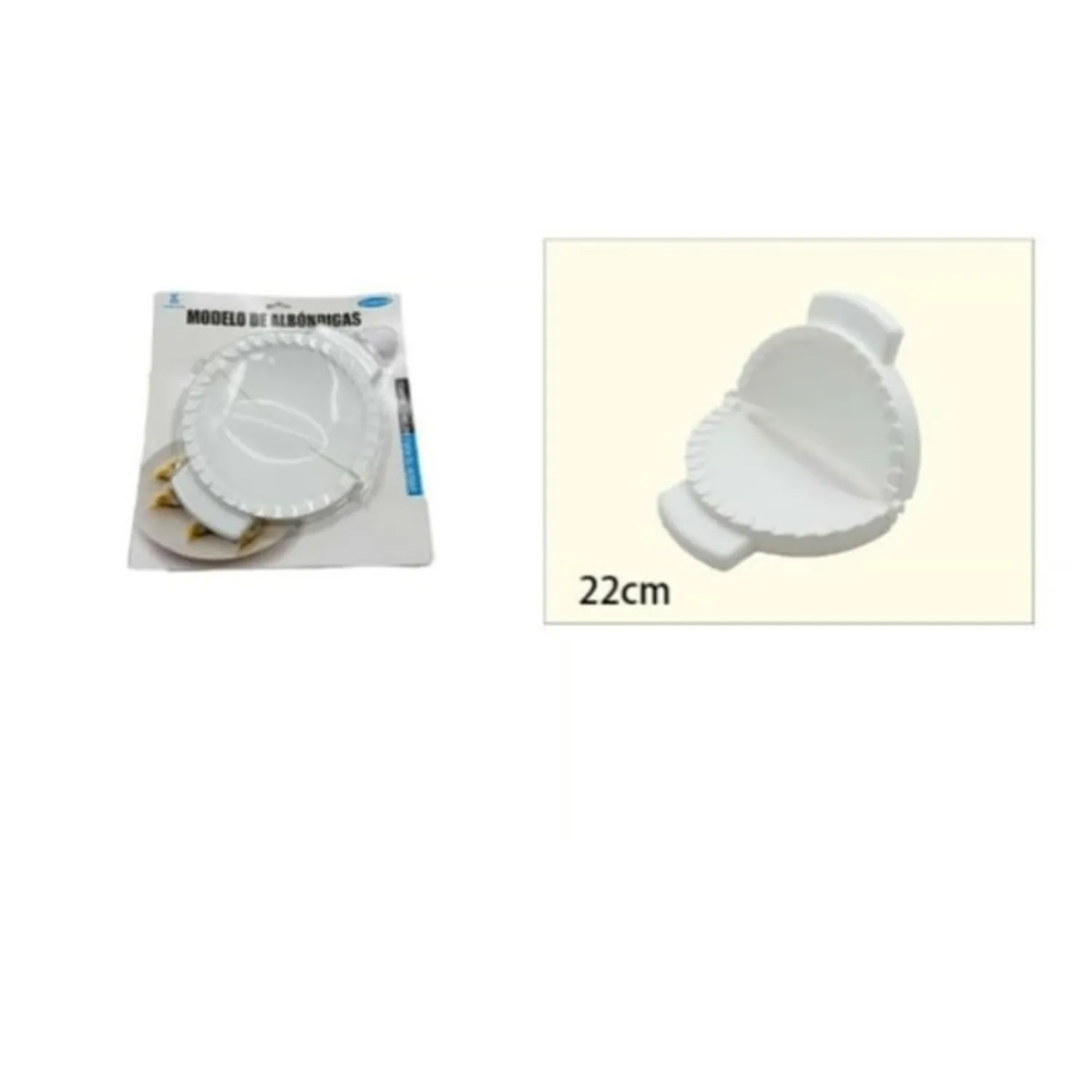MOLDE EMPANADA 22CM MOLDES PARA HACER EMPANADAS REUTILIZABLE - 1