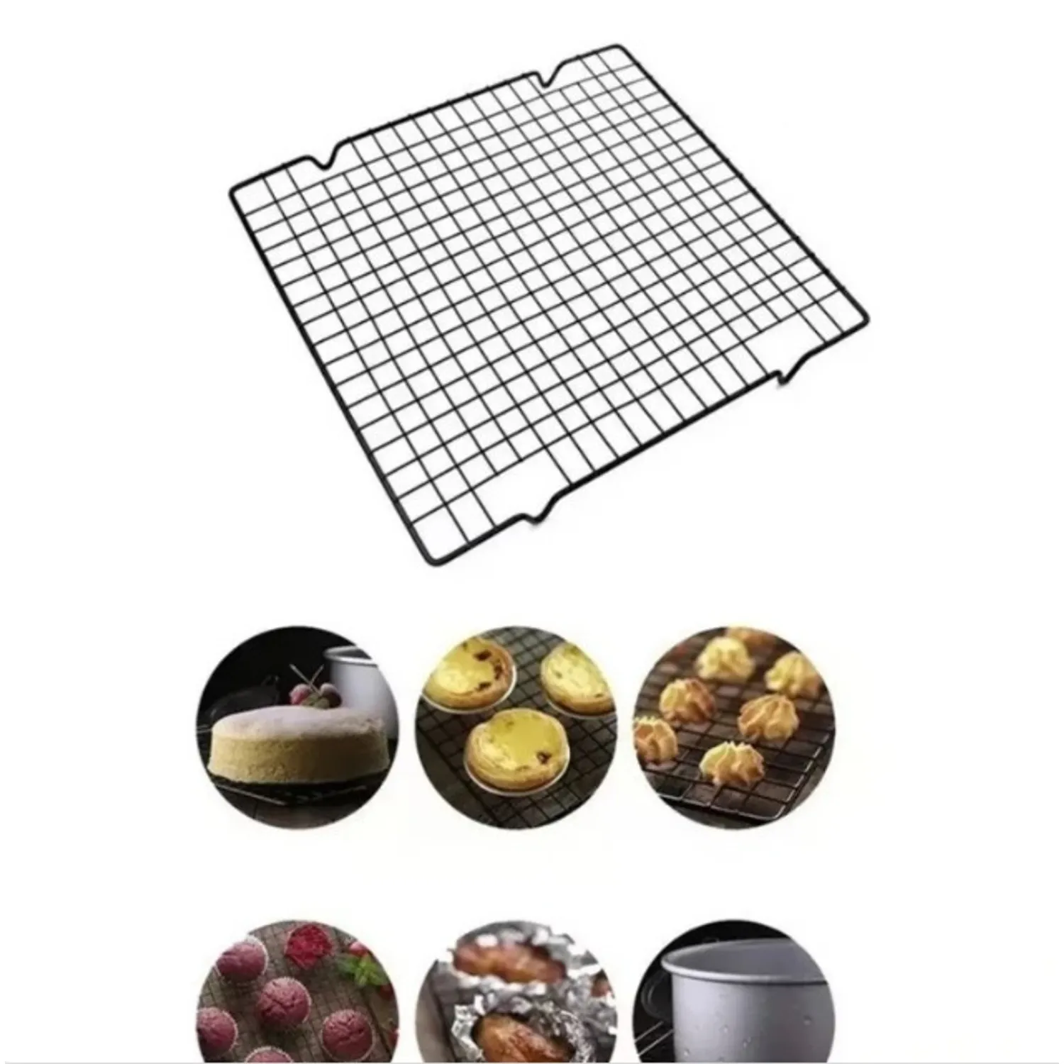 REJILLA PARA GALLETA REJILLA PARA ENFRIAR 41X42CM PARA GALLETAS - 1