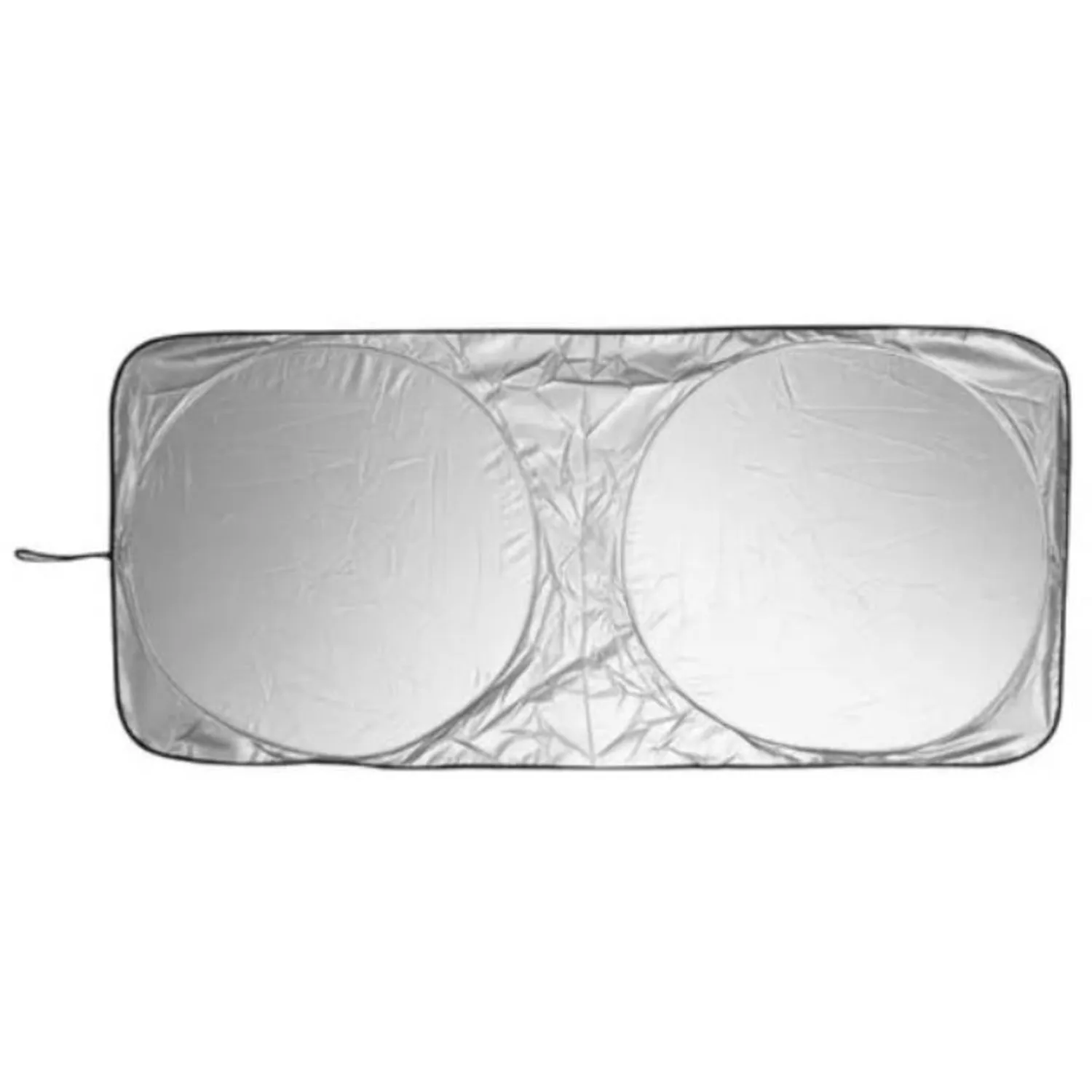 CUBRE PARABRISAS AUTO PARASOL CON PROTECCIÓN UV COMPACTABLE - 1