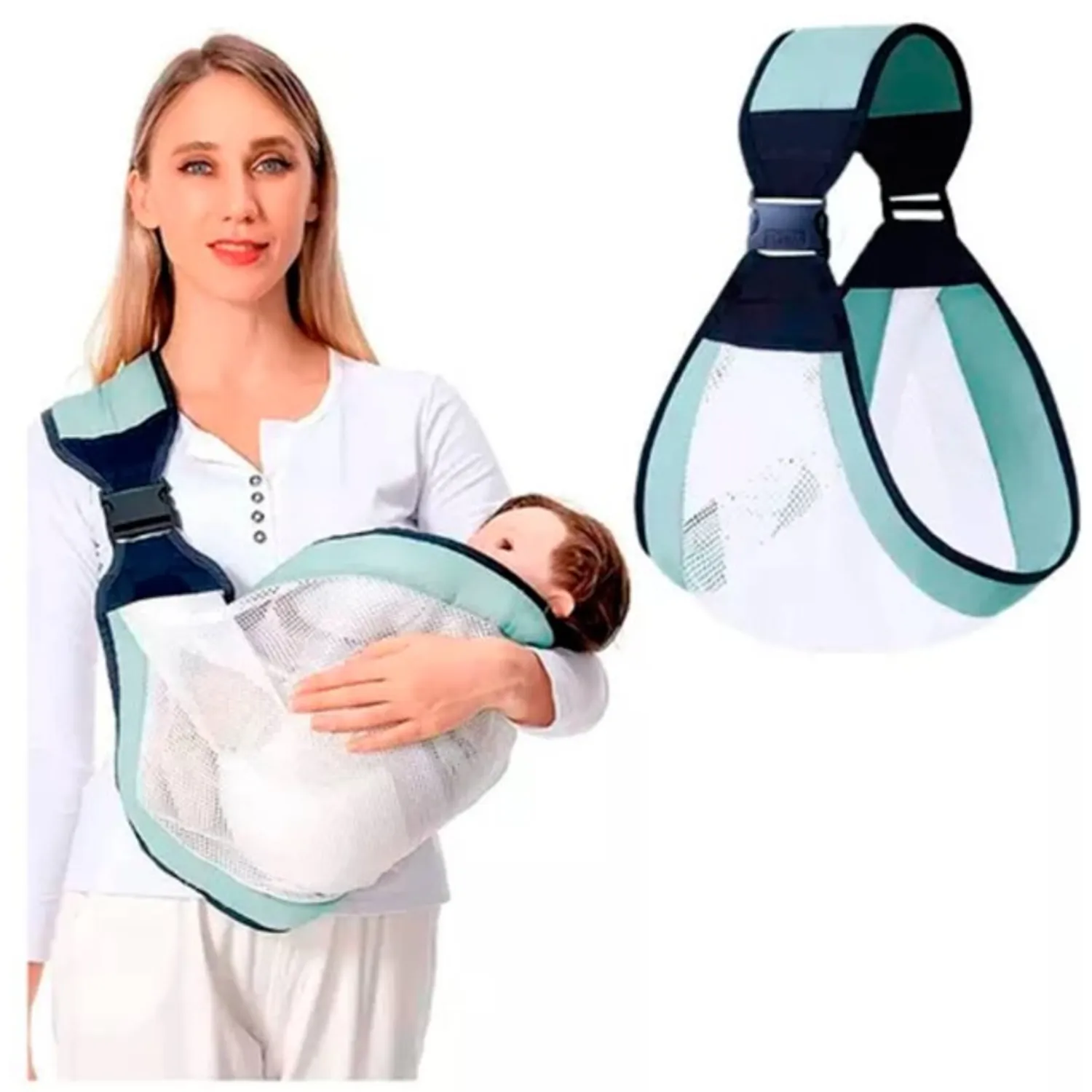FULAR PORTABEBÉS CANGURO ERGONÓMICO - 1