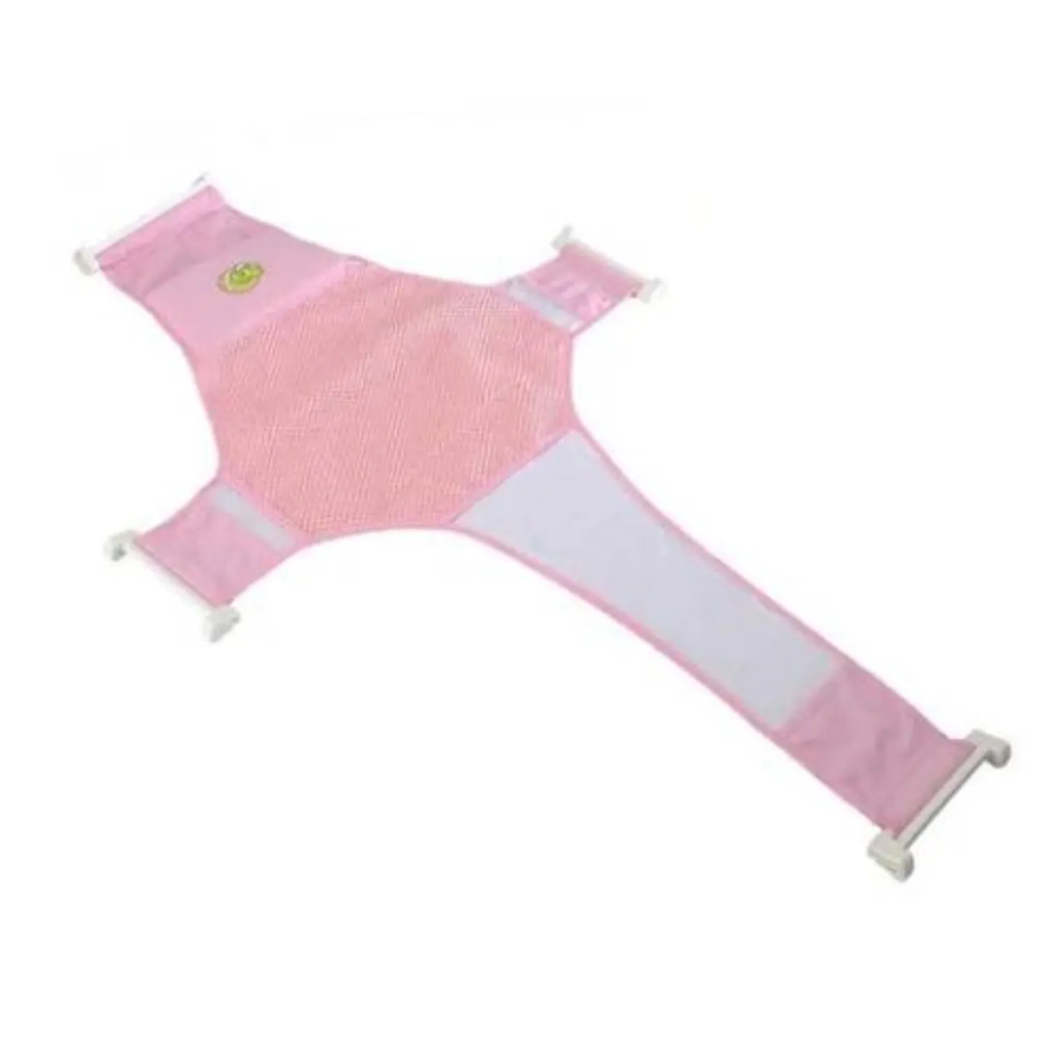 HAMACA MALLA PARA BAÑERA TINA DE BEBE 4 PUNTAS ROSA - 1