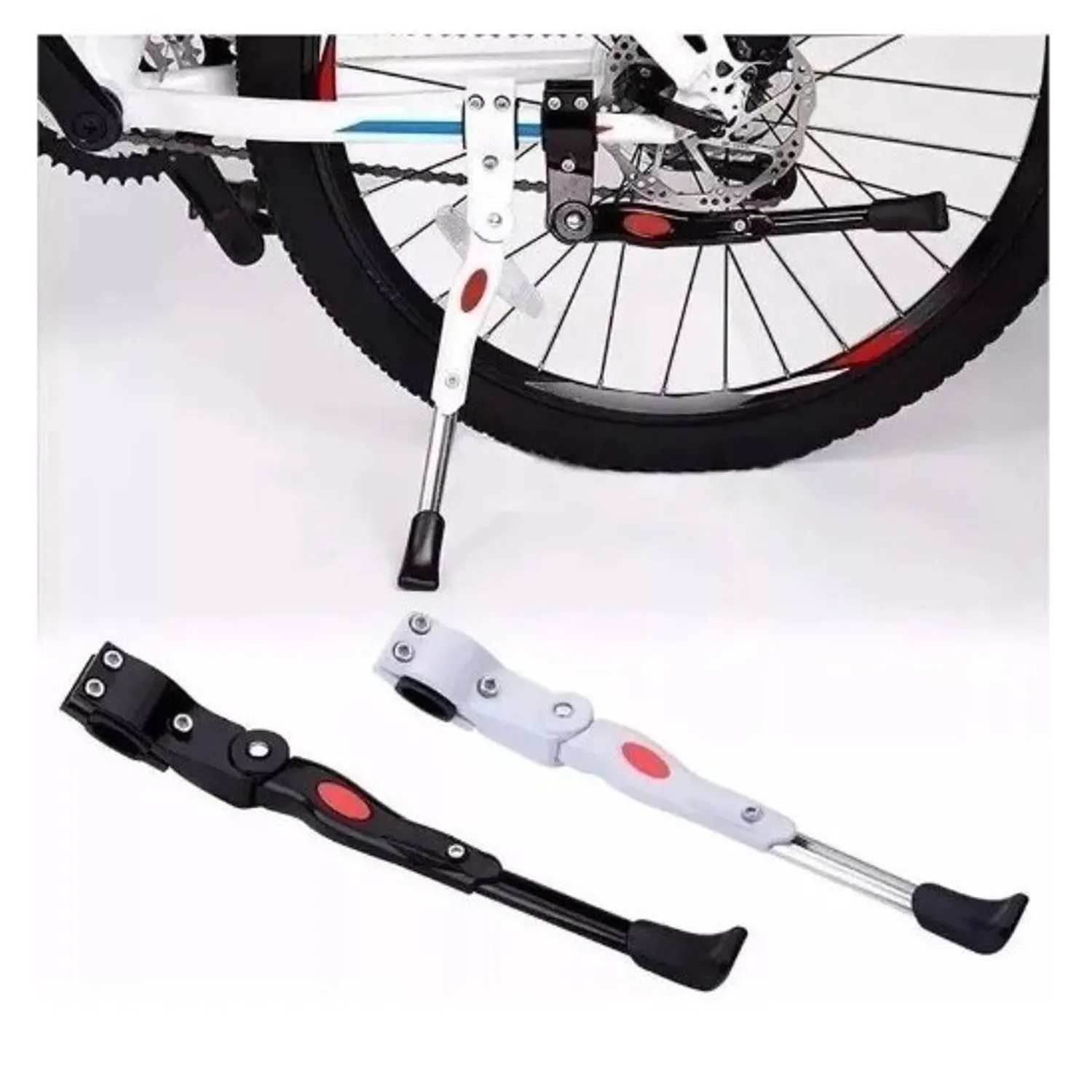 PATA APOYO PARA BICI AJUSTABLE SOPORTE 100 ALUMINIO - 1