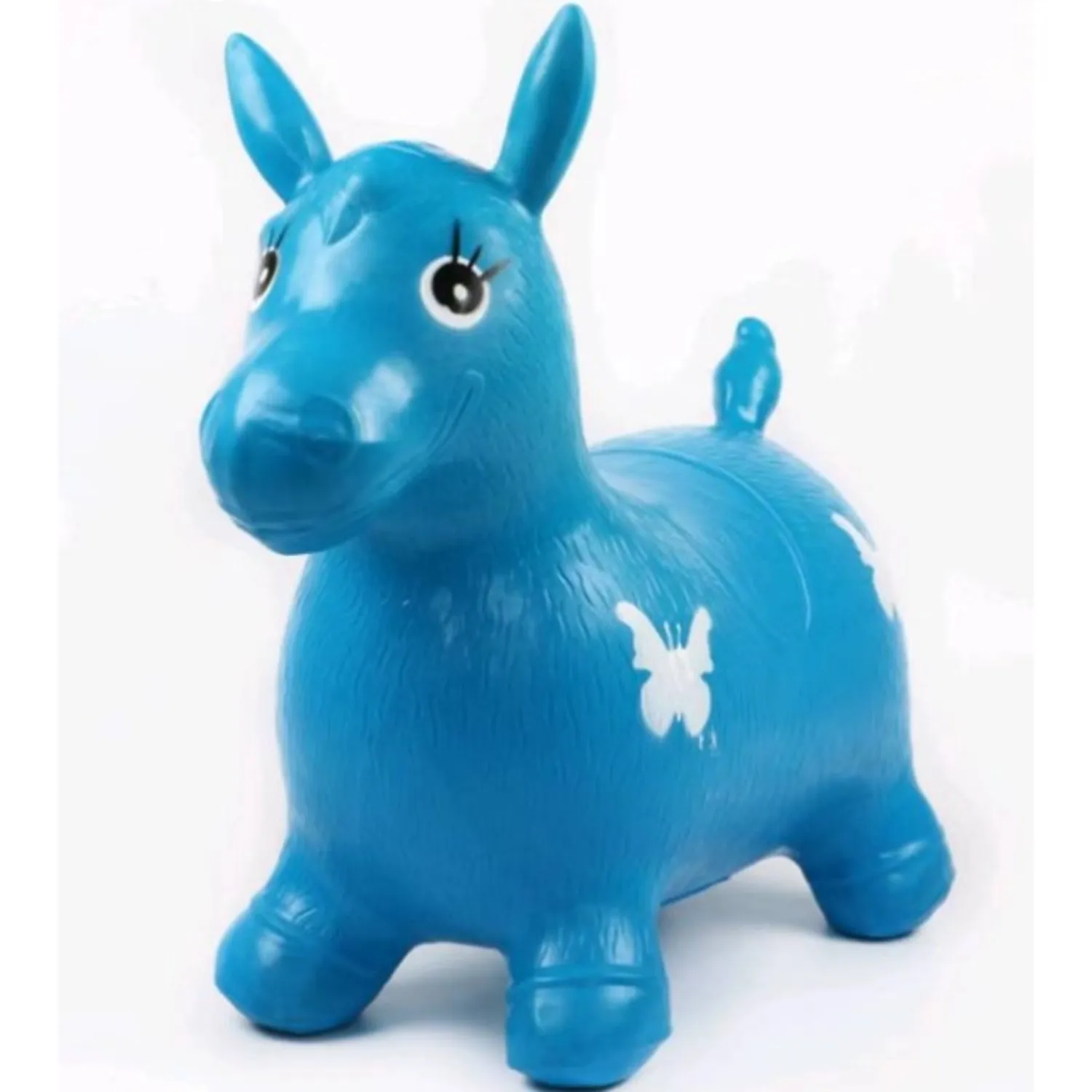 CABALLITO PONY SALTARÍN JUGUETE PARA NIÑOS AZUL - 1