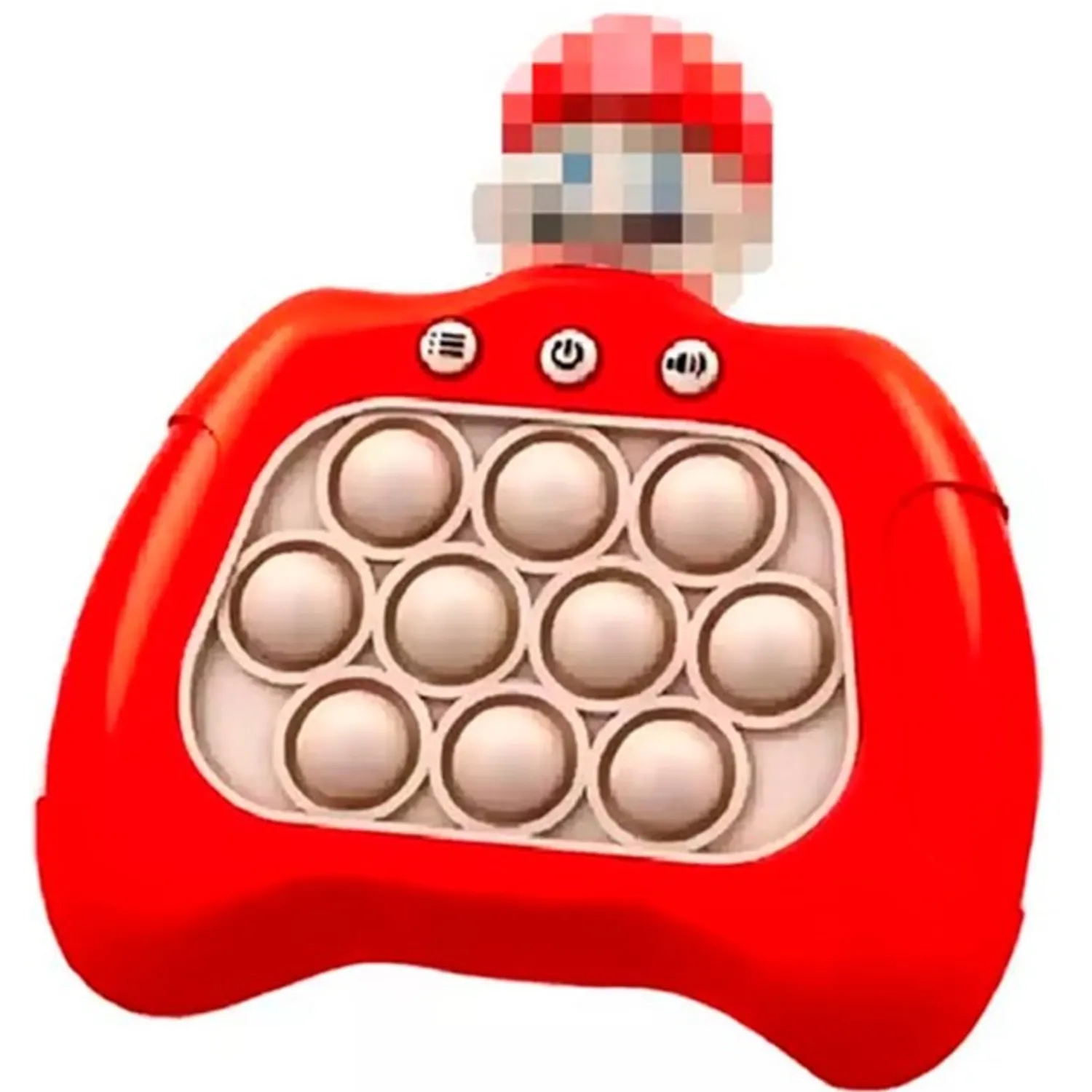 JUEGO POP IT ENTRETENIDOS PARA NIÑOS ANTIESTRES MARIO EN COLOR ROJO - 1