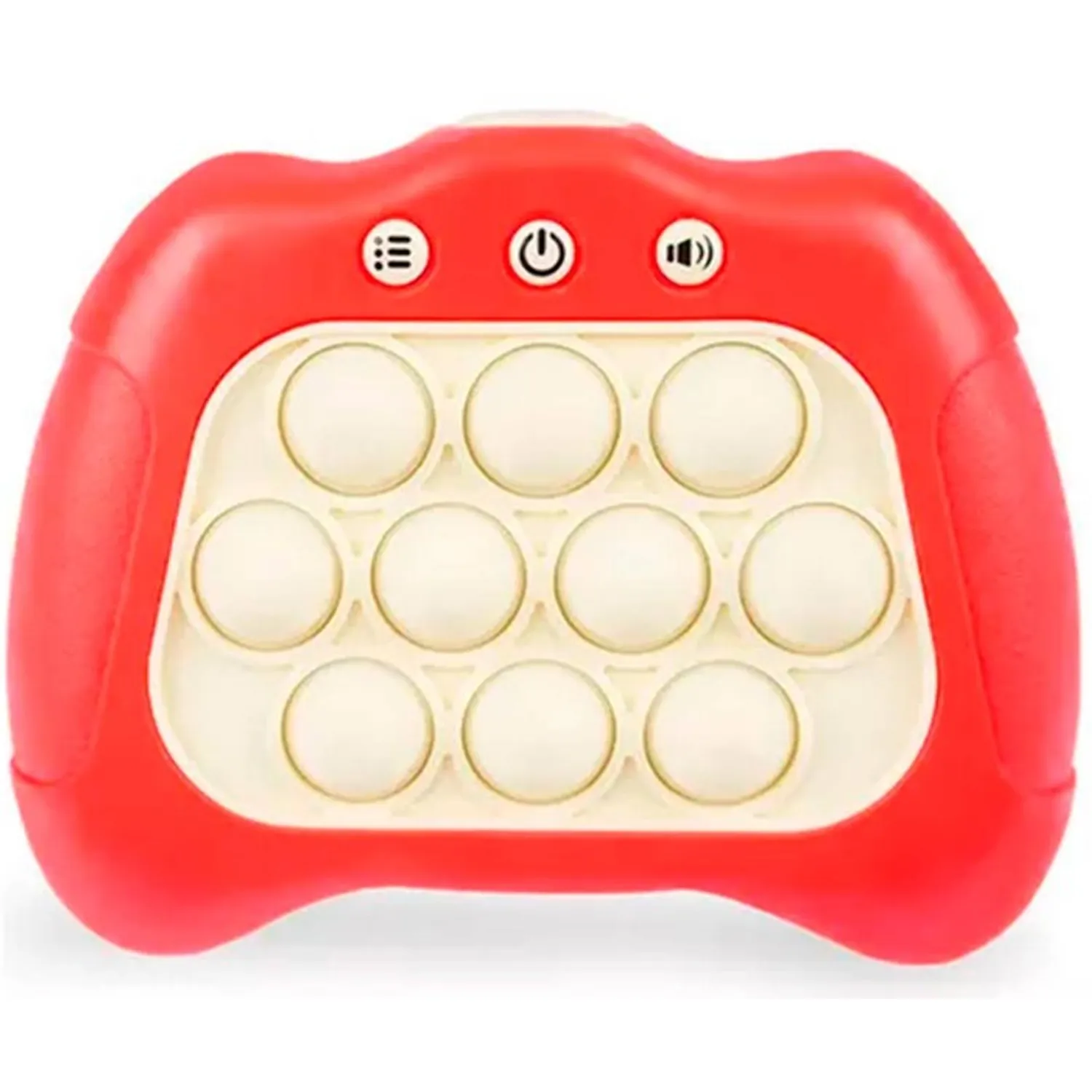JUEGO POP IT SENSORIALES PARA NIÑOS ANTIESTRES EN COLOR ROJO - 1