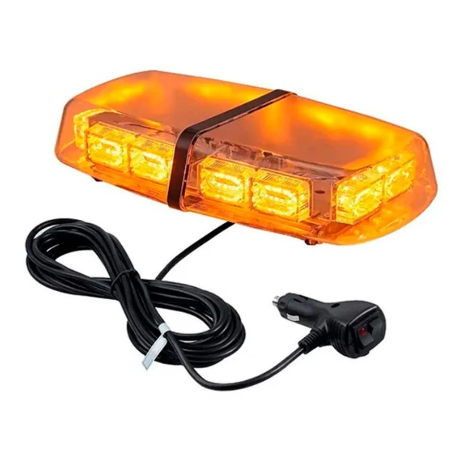 BALIZA LUZ LED ÁMBAR TECHO IMAN 12V-24V ESTROBOSCÓPICA - 1