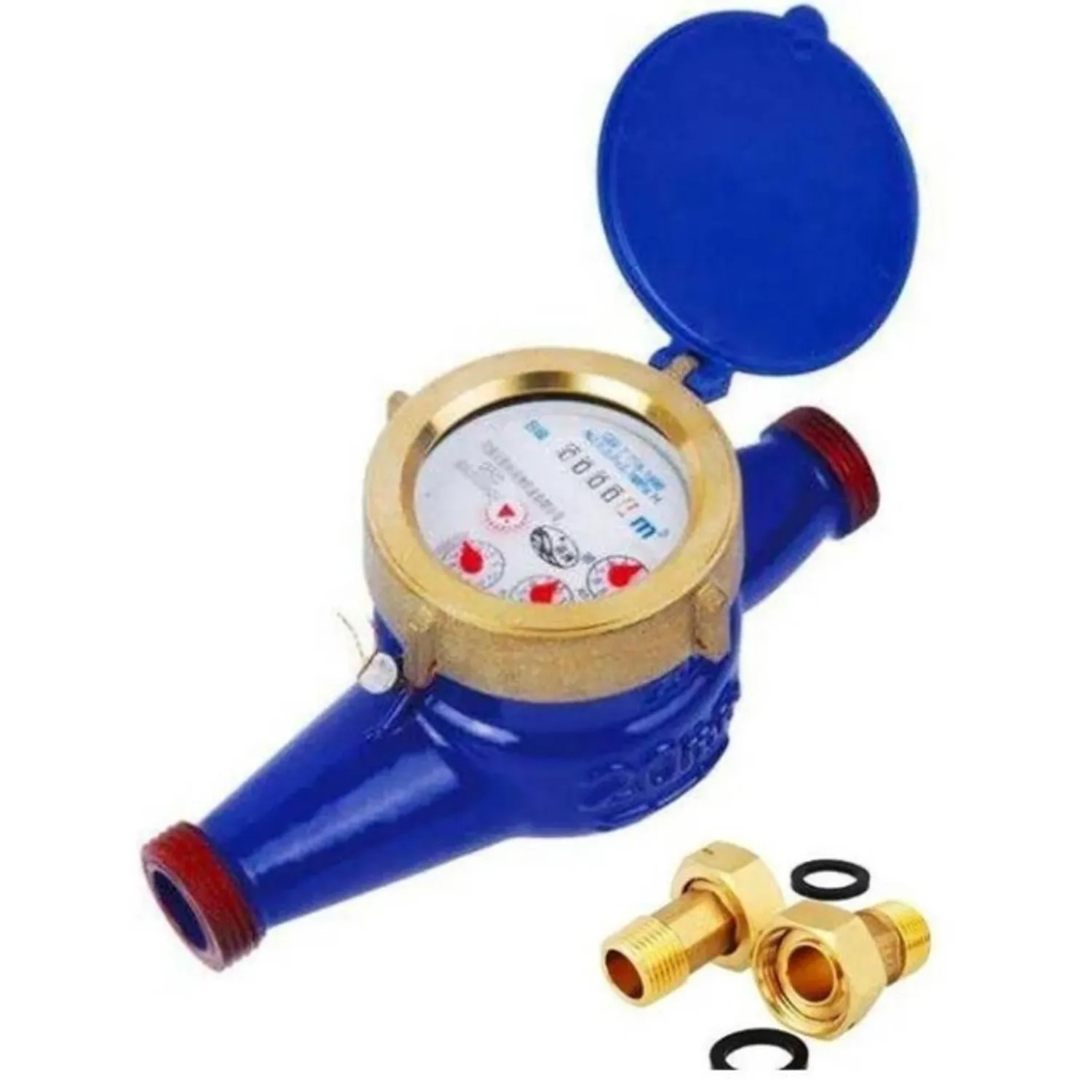 MEDIDOR REMARCADOR DE AGUA TERMINALES DE CONEXIÓN 12 15MM - 1