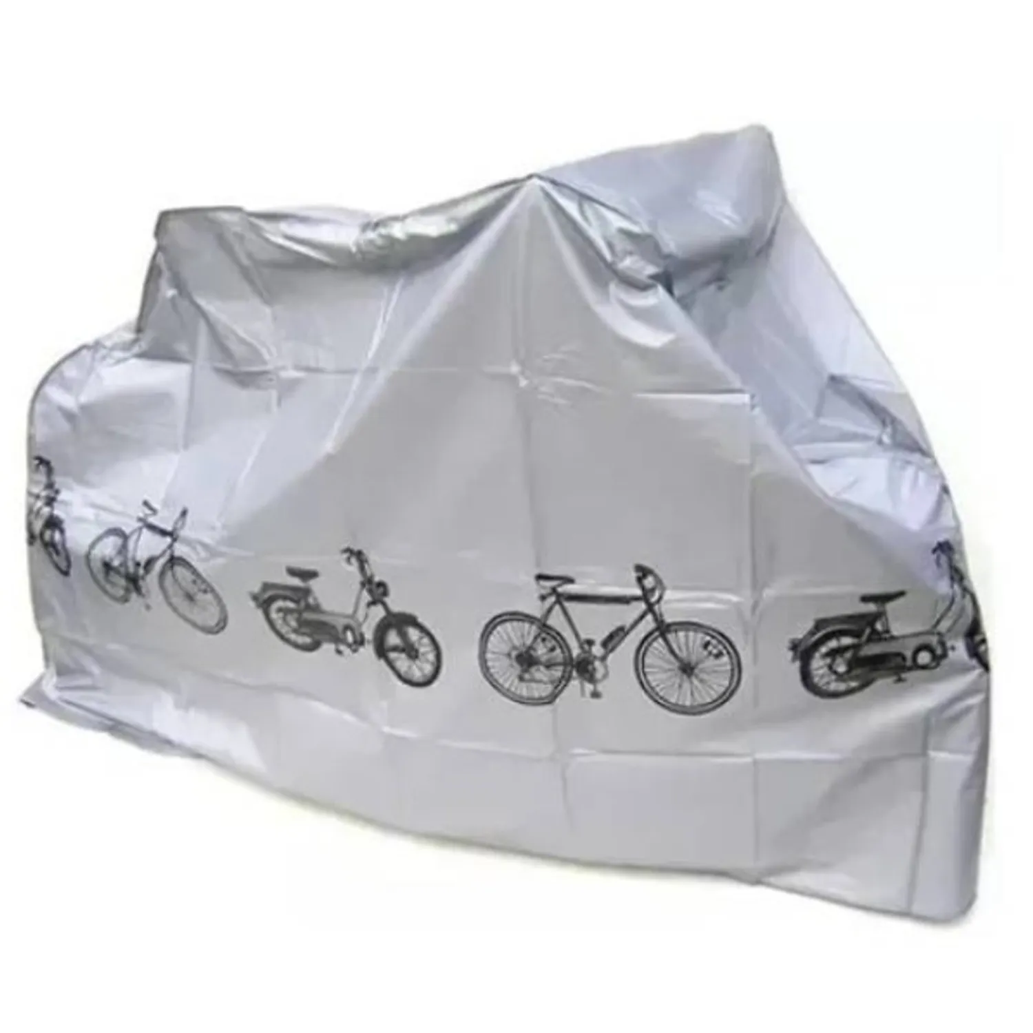 CARPA FUNDA LONA CUBRE MOTO BICICLETA CON DISEÑO - 1