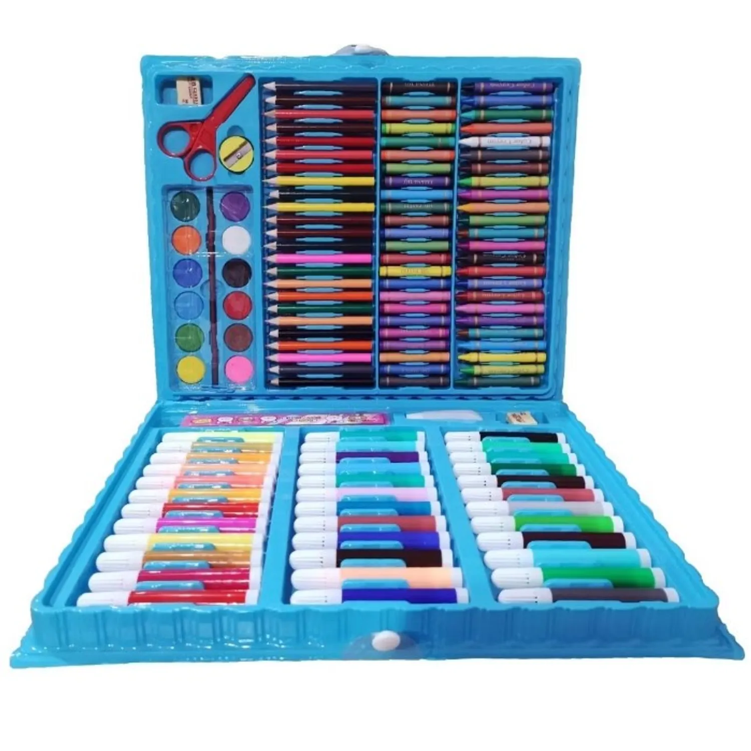 SET DE ARTE PARA NIÑOS 150 PIEZAS LÁPICES PARA COLOREAR - 1
