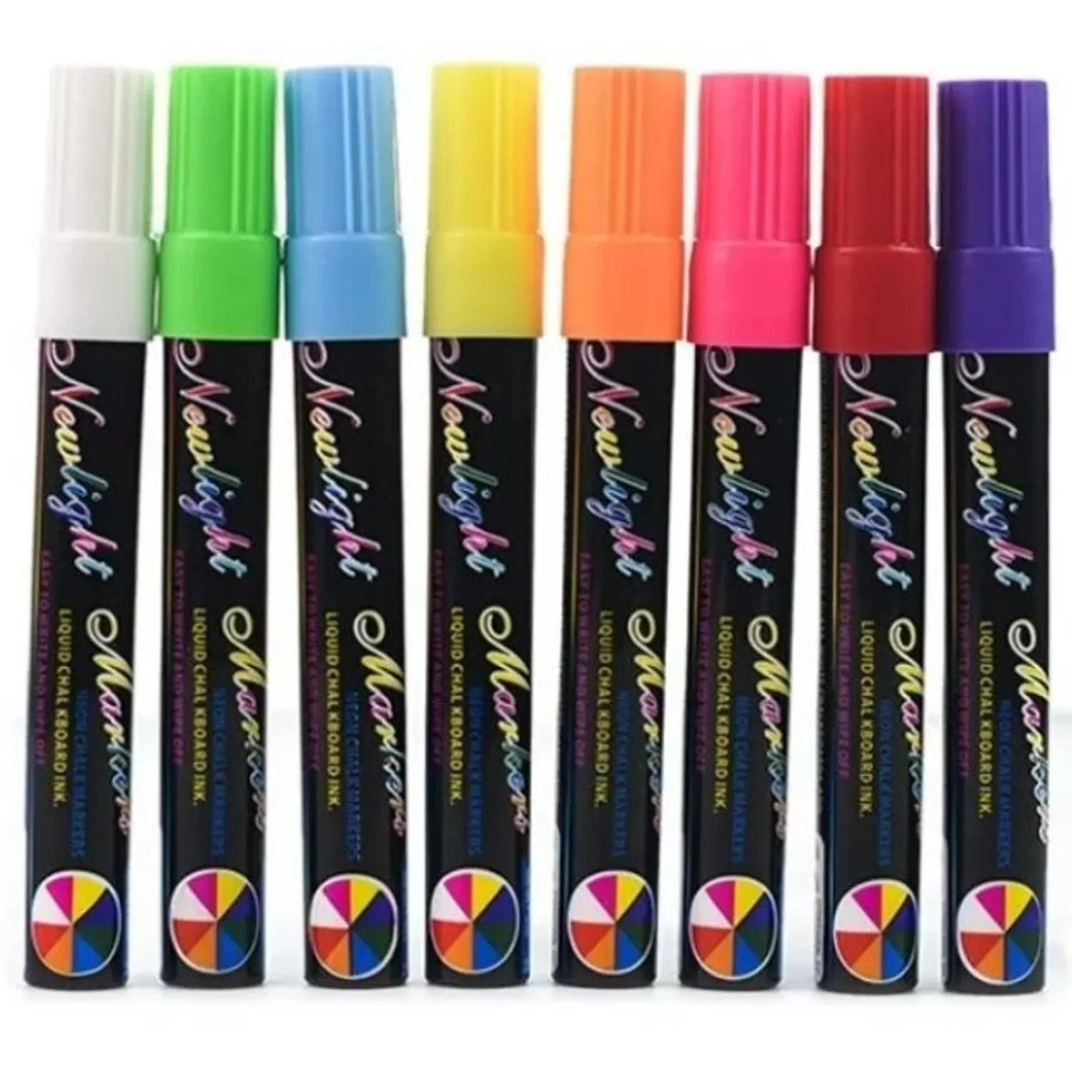 SET 8 PLUMONES LÁPIZ PIZARRA LED - 1