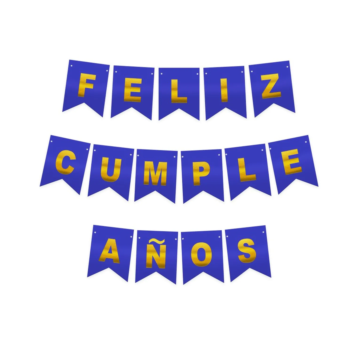 BANNER F.C. AZUL/DORADO 3 METROS - 1