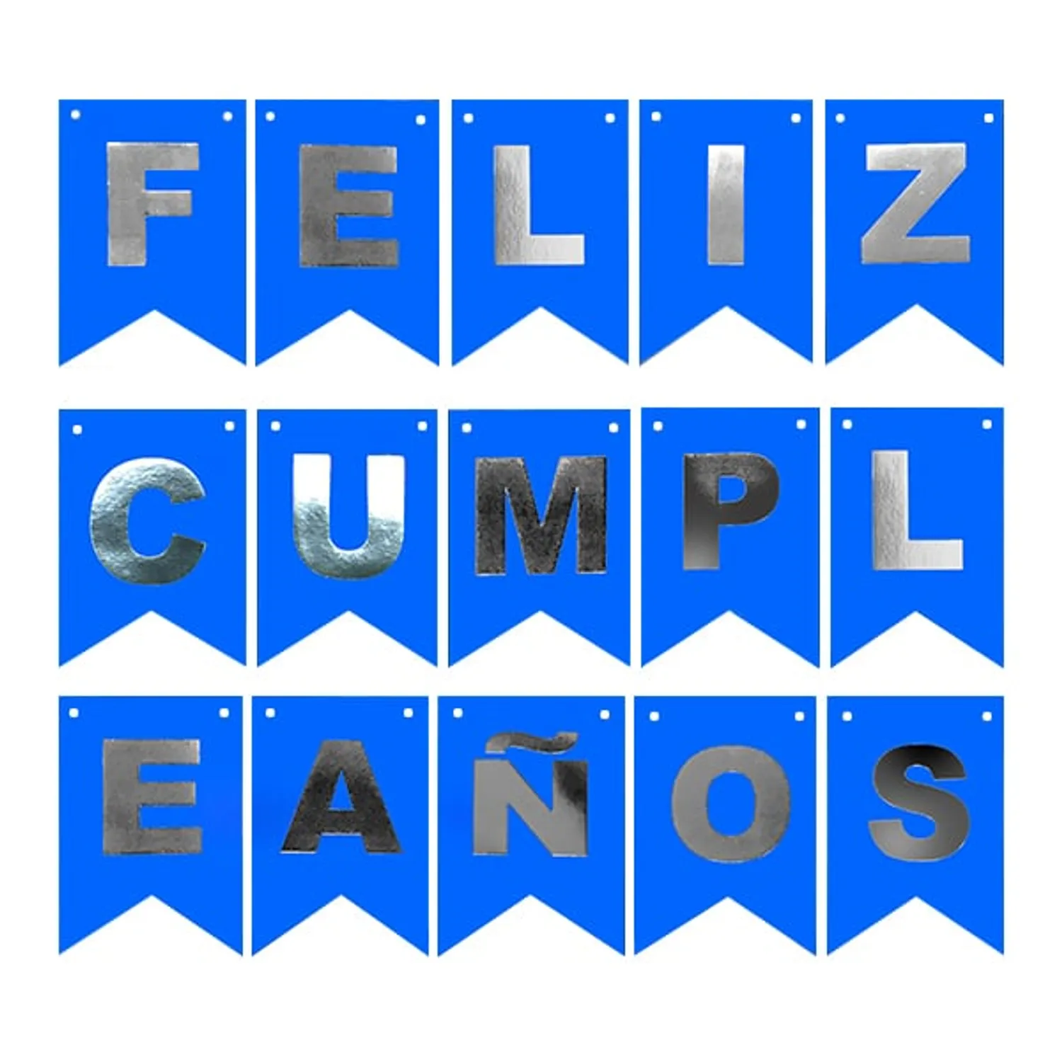 BANNER FC FLUOR AZUL X1 UNI - 1