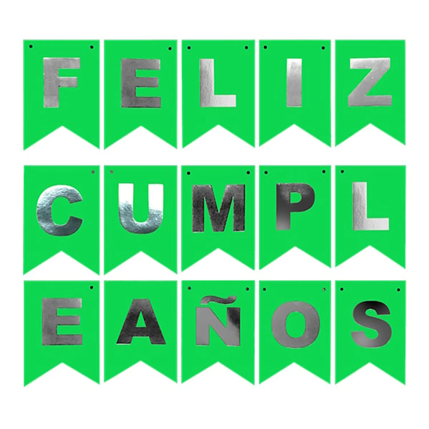 BANNER FC FLUOR VERDE X1 UNI - 1