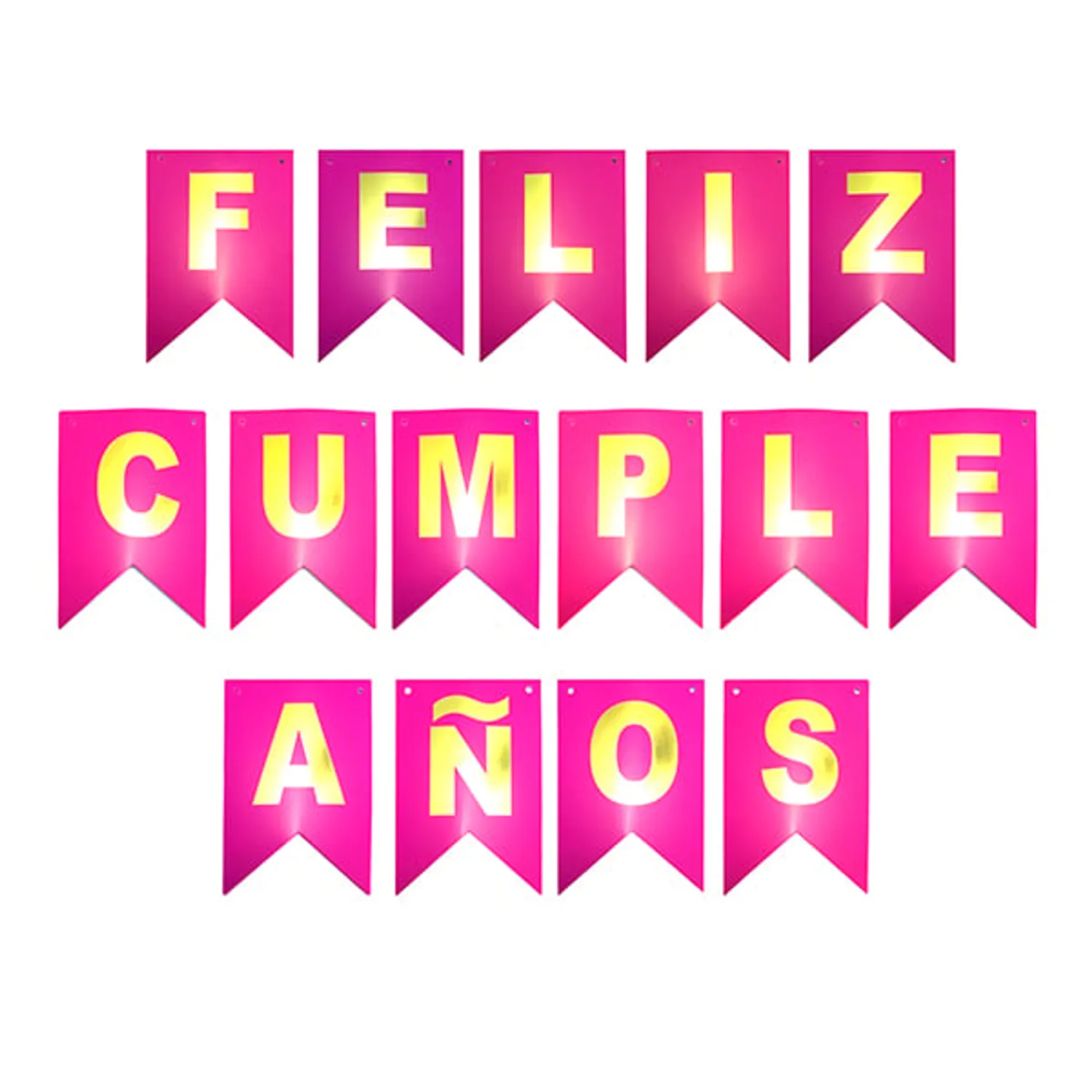 BANNER F.C. FUCSIA/DORADO 3 METROS X1 UNI - 1