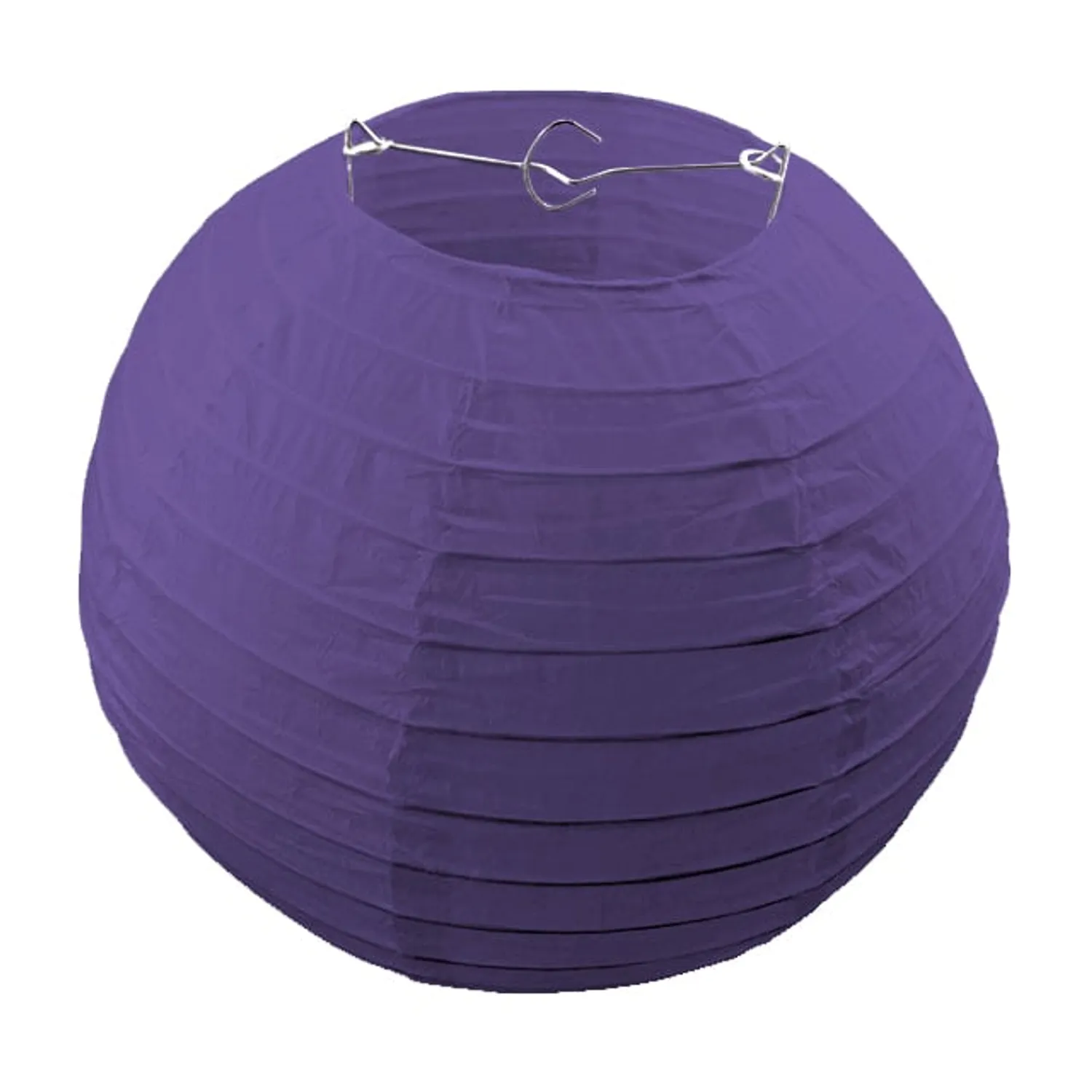 DECO LAMPARA PAPEL LILA 25CM X1 UNI - 1
