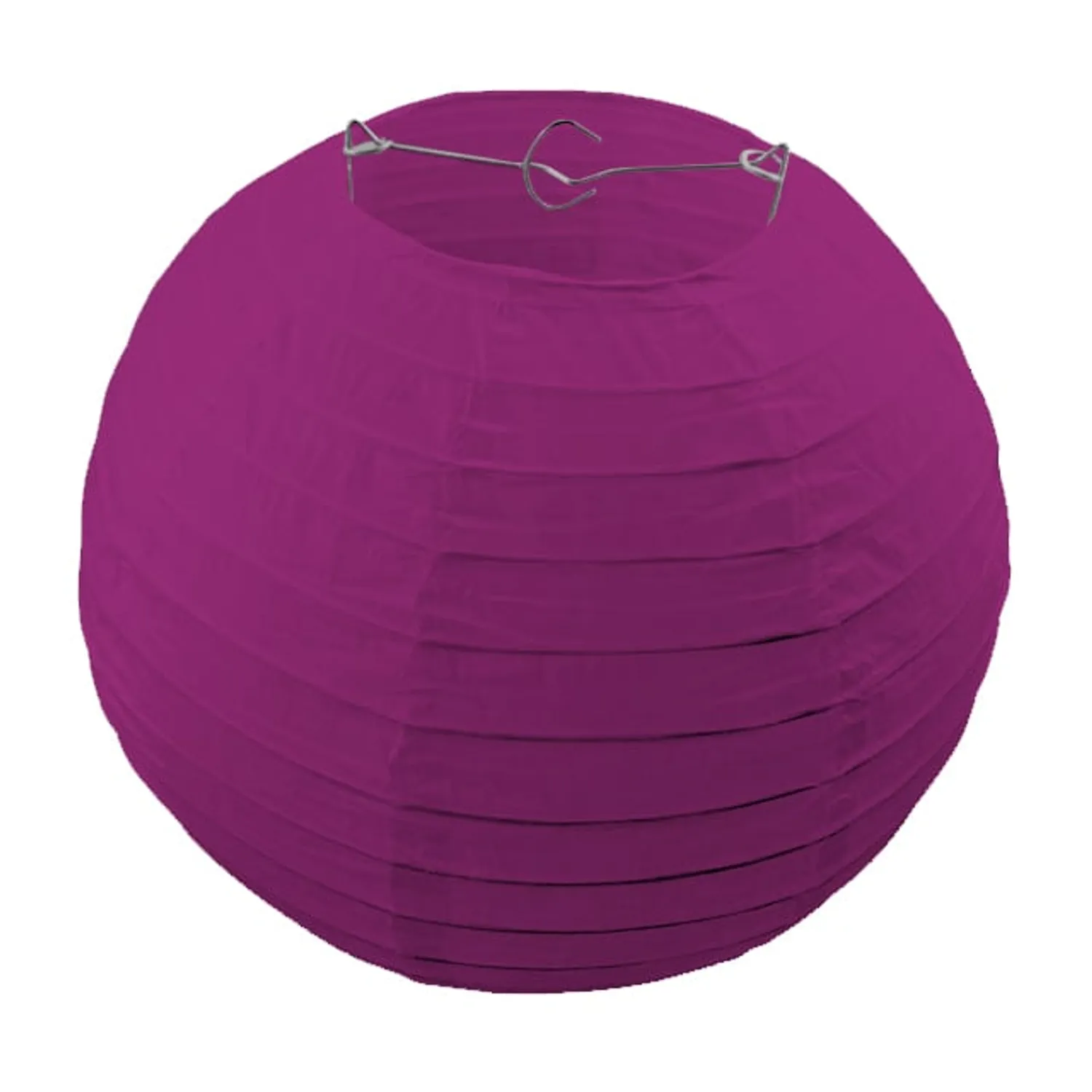 DECO LAMPARA PAPEL FUCSIA 25CM X1 UNI - 1