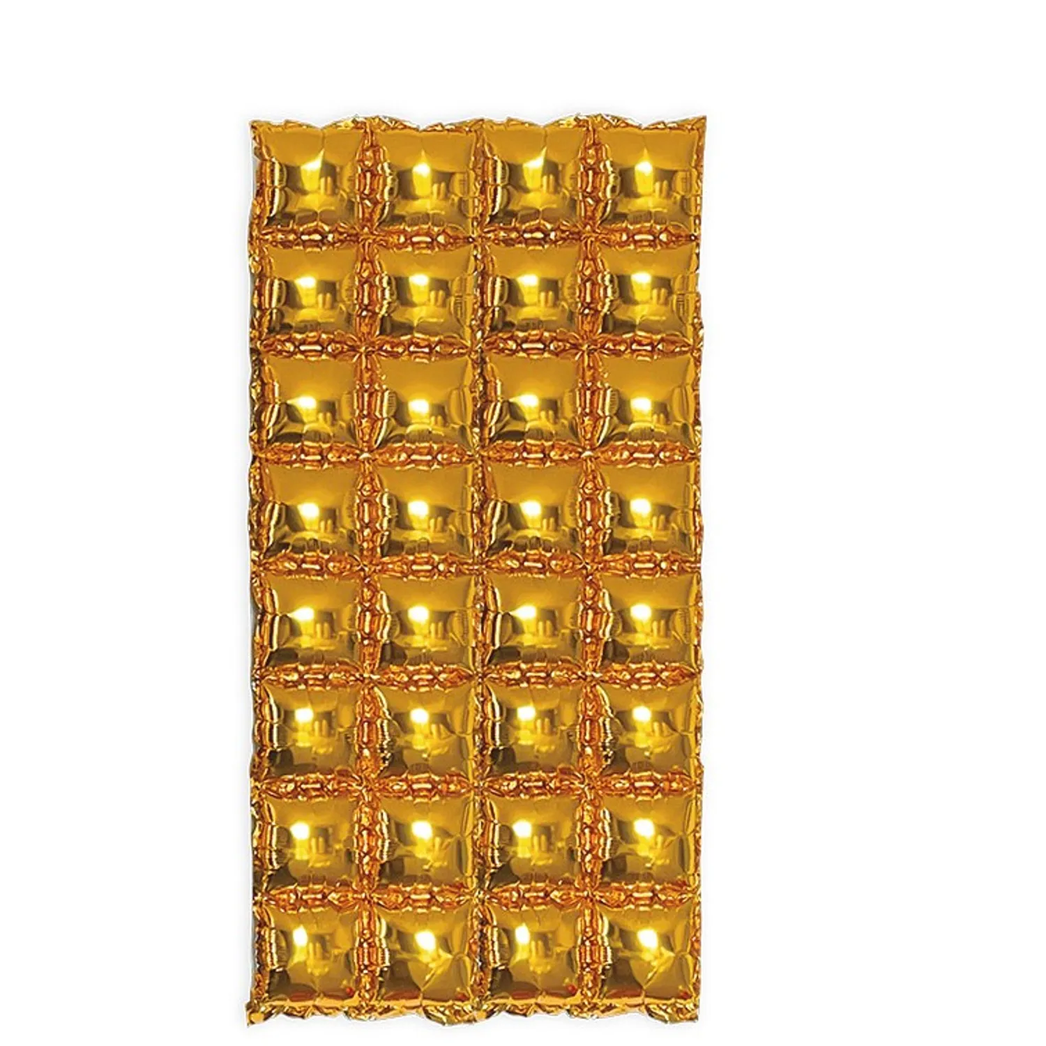 GLOBO MURAL METALICO 75X142CM DORADO X1 UNI - 1