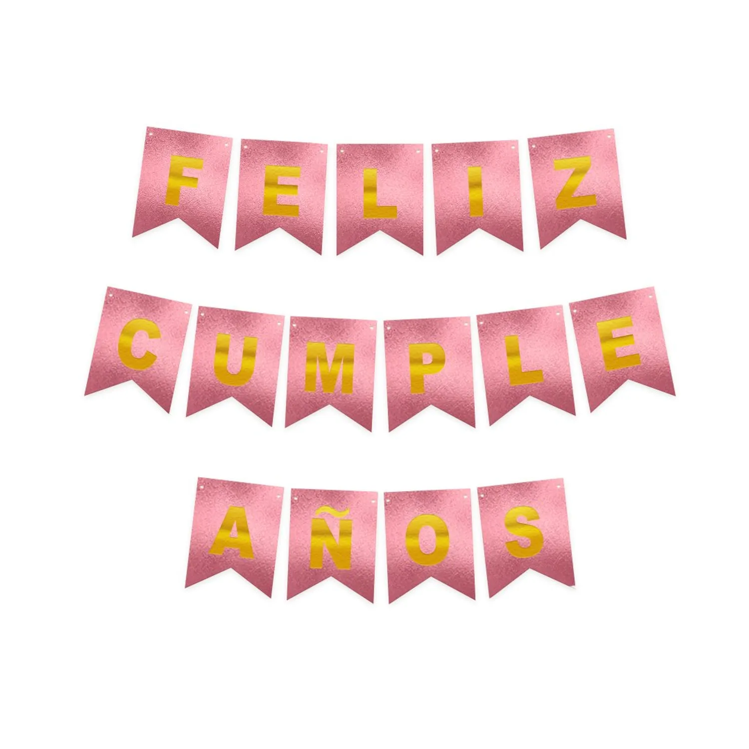GUIR F.C ROSADO/DORADO GLITTER 4M X1 UNI - 1