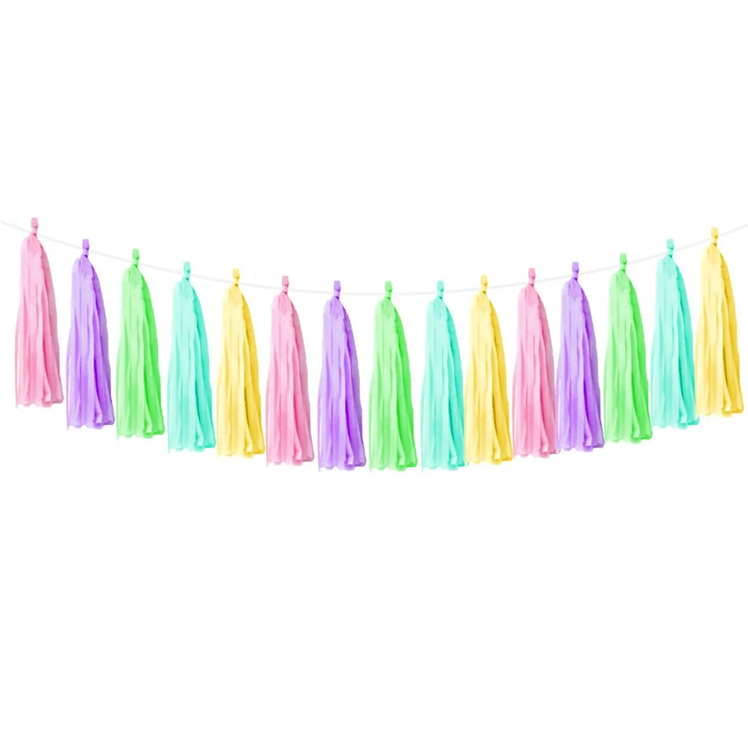 GUIRNALDA TASSEL 25M MACARON X1 UNI - 1
