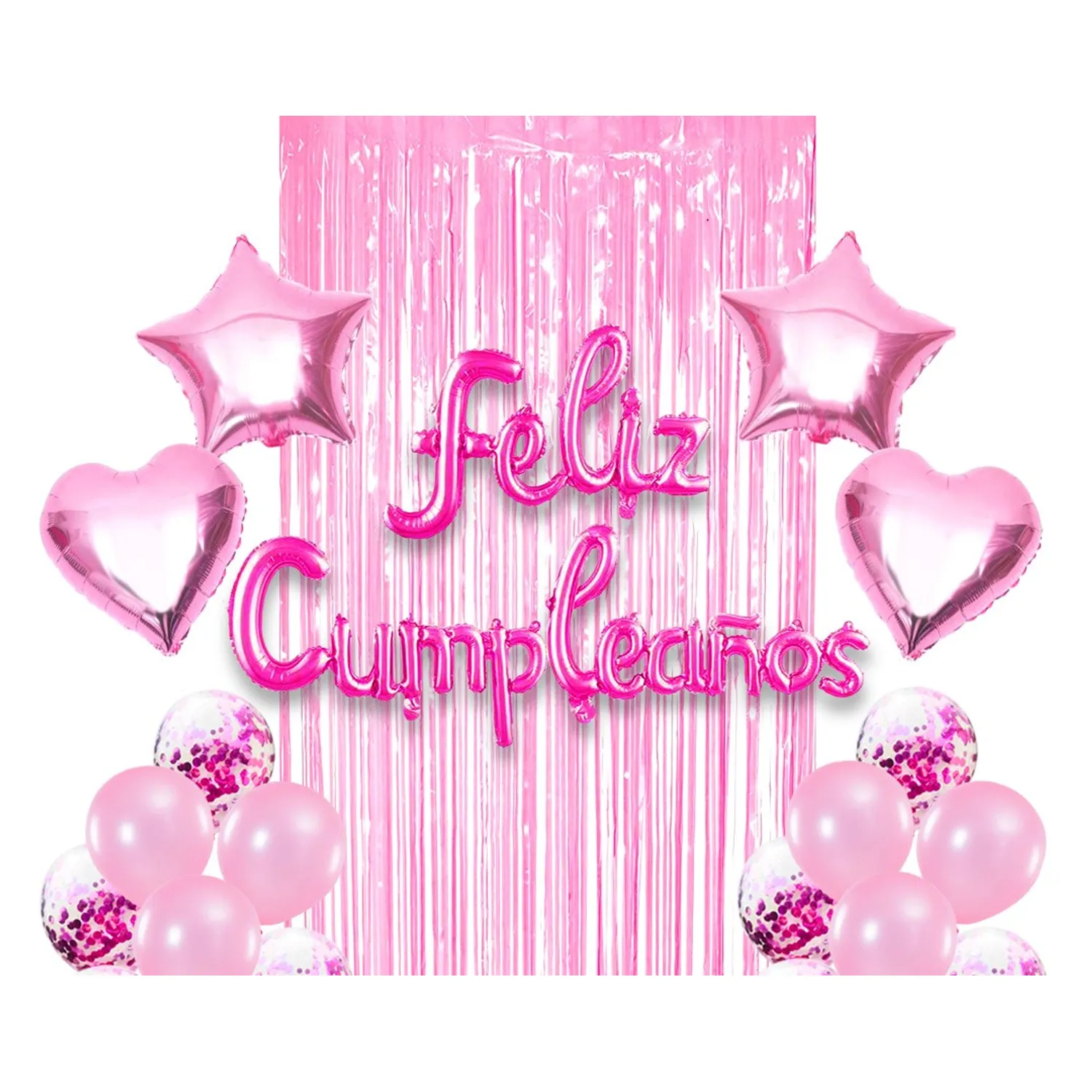SET CORTINA GLOBO FC FUCSIA X1 UNI - 1