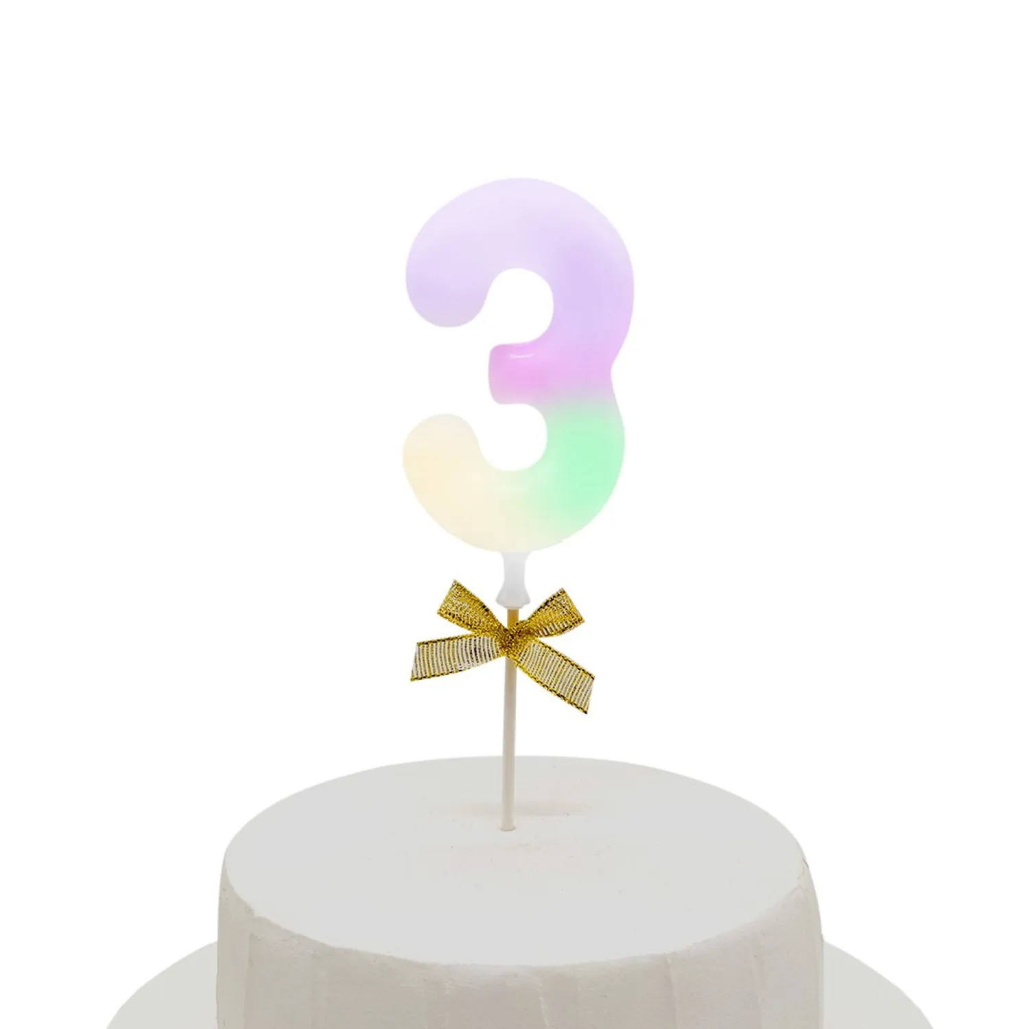 TOPPER TORTA NUMERAL LED 3 - 1