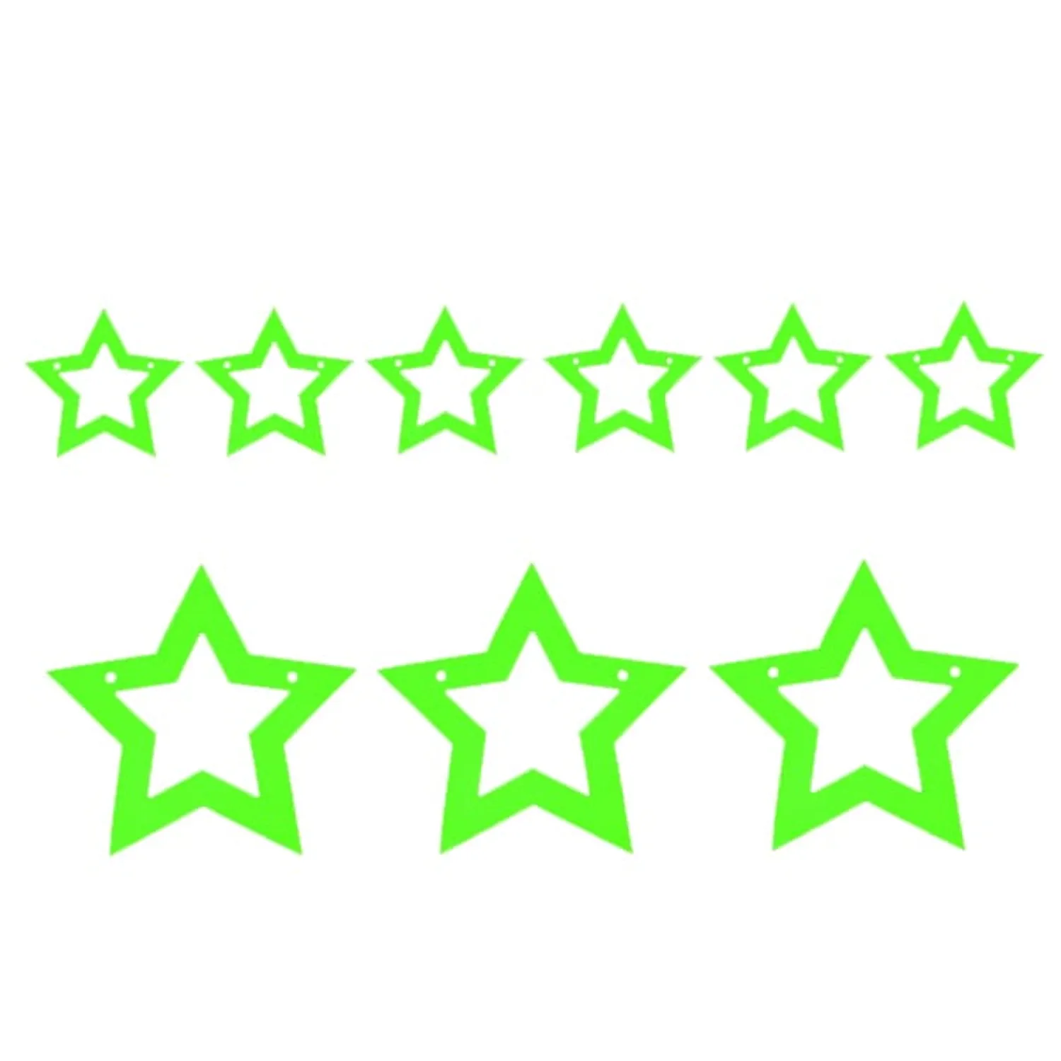 GUIRNALDA ESTRELLA 3M DOBLE VER FLUOR X 1 UNI - 1