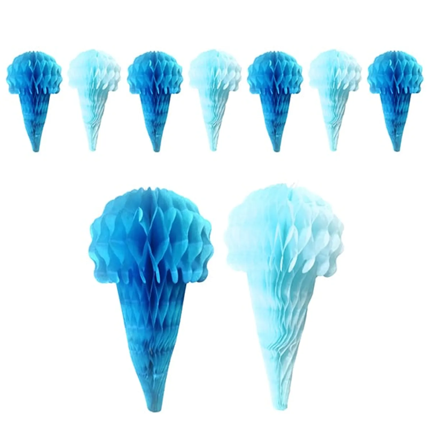 GUIRNALDA HELADO CELESTE 2M X1 UNI - 1