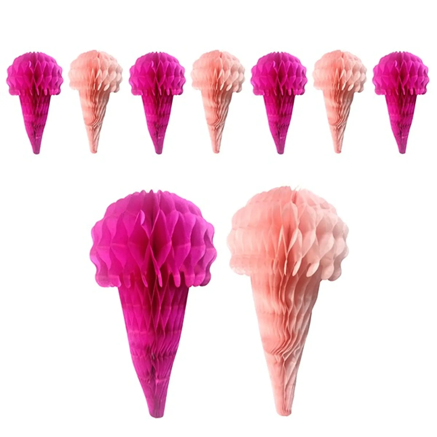 GUIRNALDA HELADO ROSADO 2M X1 UNI - 1