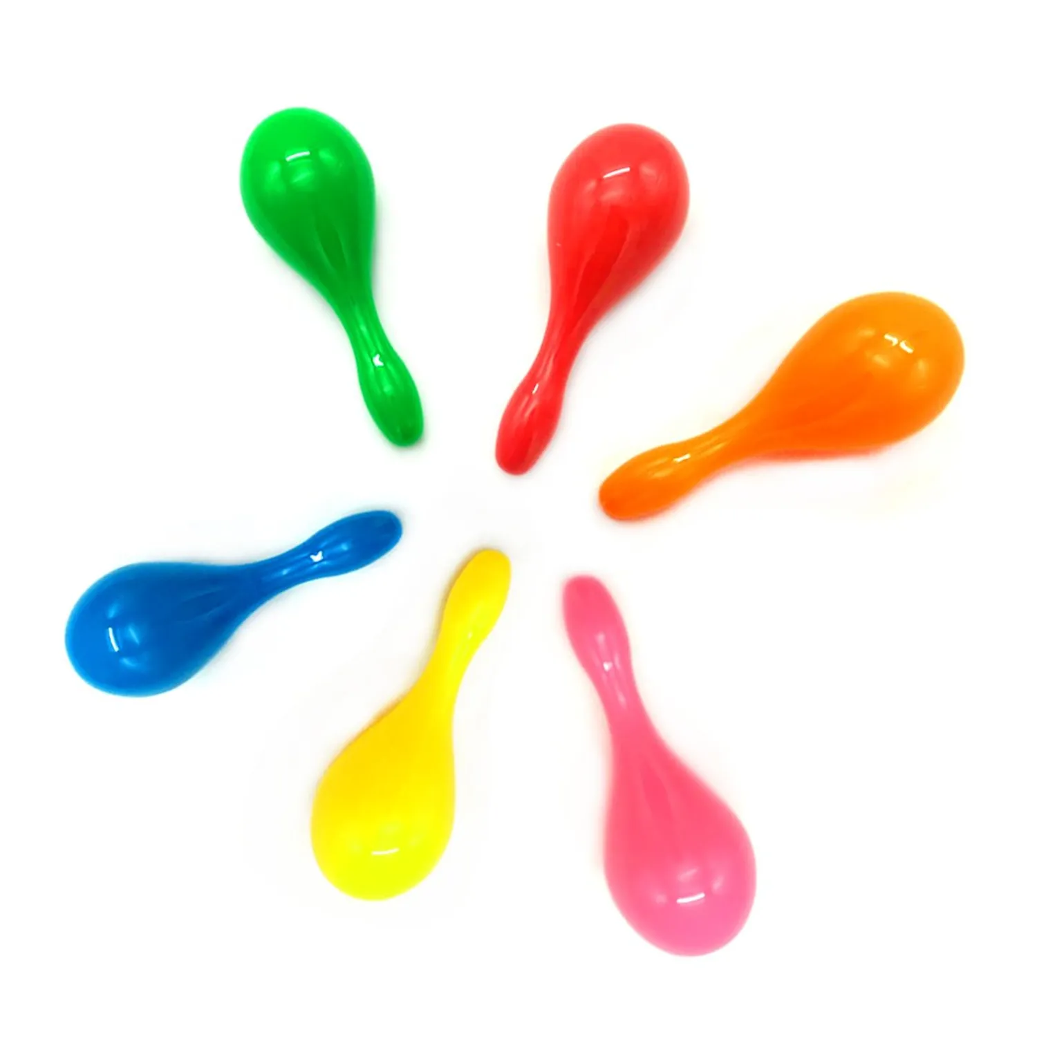 MARACAS CRISTAL COLOR SURTIDO X12 UNI - 1