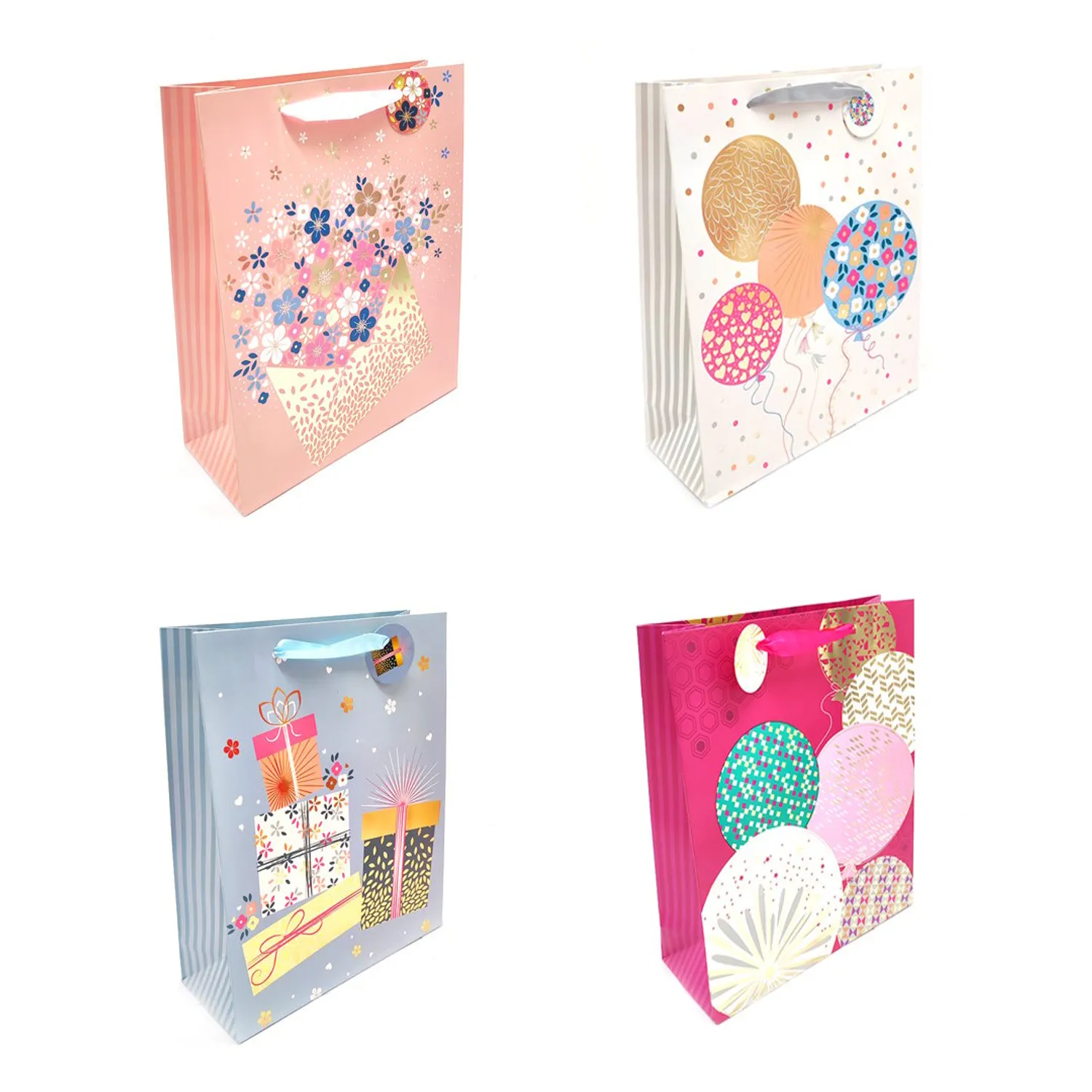 BOLSA DE REGALO PASTEL 26X32 X12 UNI - 1