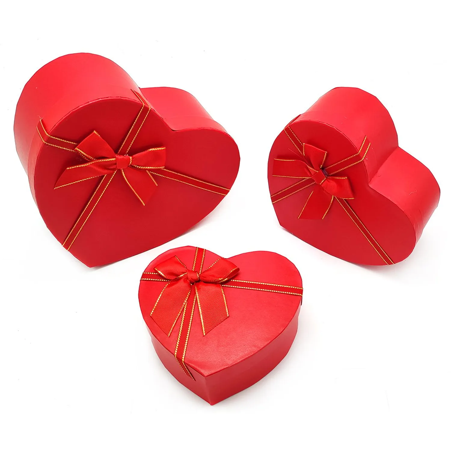 CAJA CORAZON TRIPLE HUMITA BORDE DORADO X1 UNI - 1
