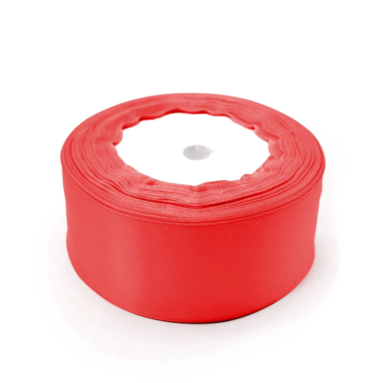CINTA SATIN 4CMX22.8M 5PCS ROJO X1UNI - 1