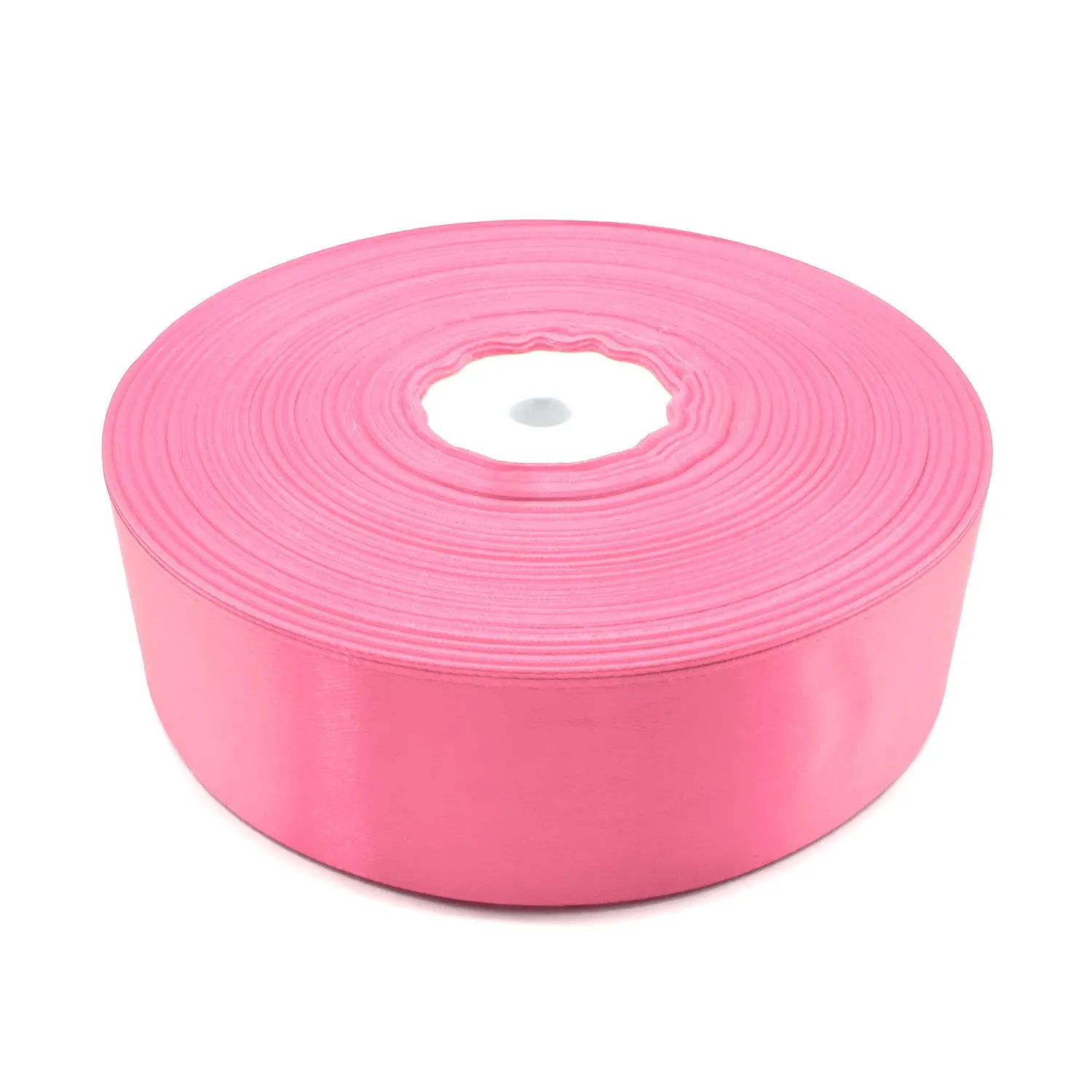 CINTA SATIN 4CMX914M 5PCS ROSADO CLARO X1UNI - 1