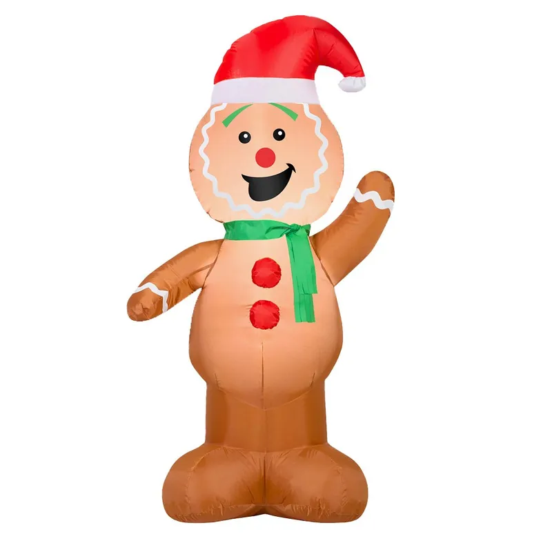 DECO HOMBRE JENGIBRE INFLABLE LED 180CM - 1