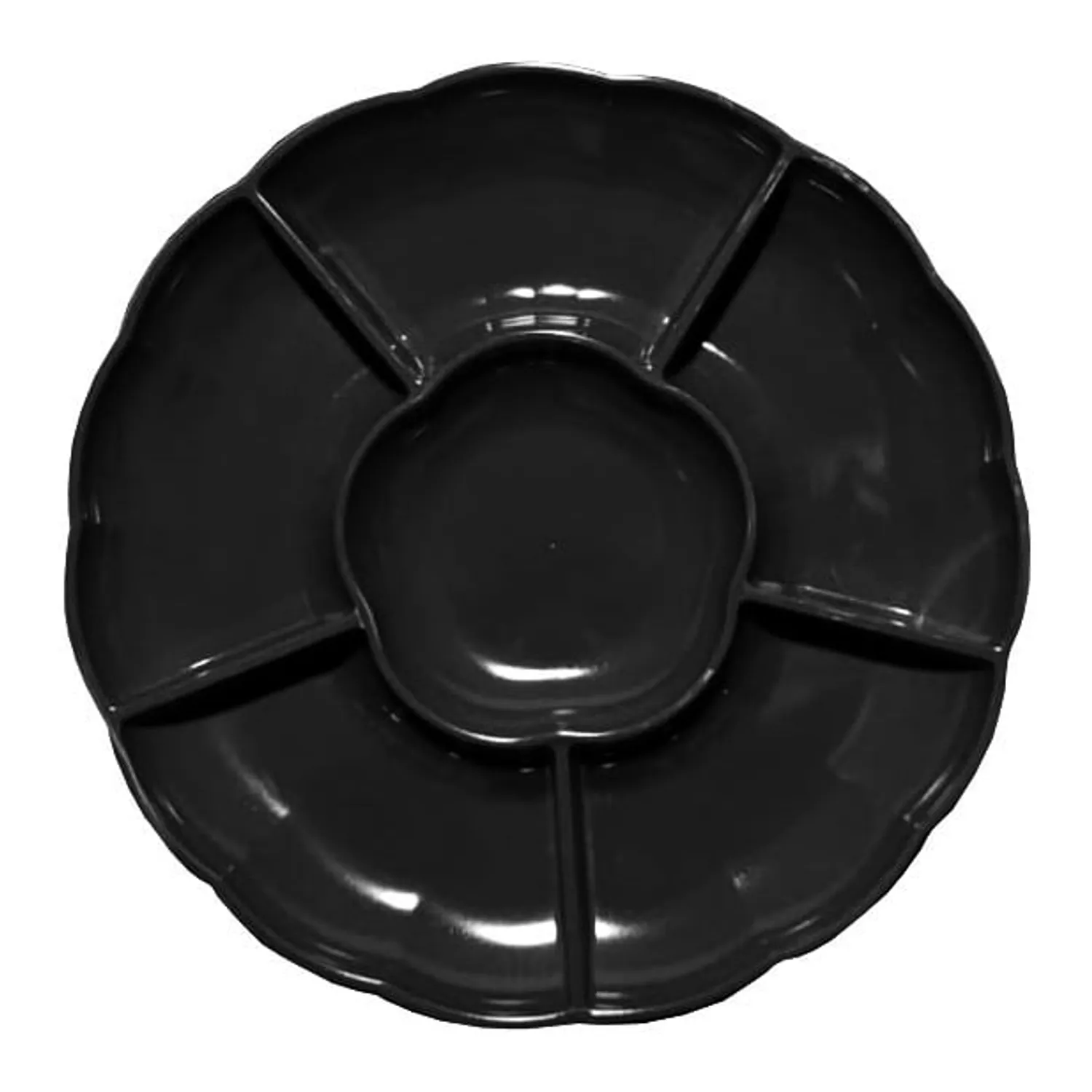 BANDEJA 6 ESPACIOS NEGRO X3 UNI - 1