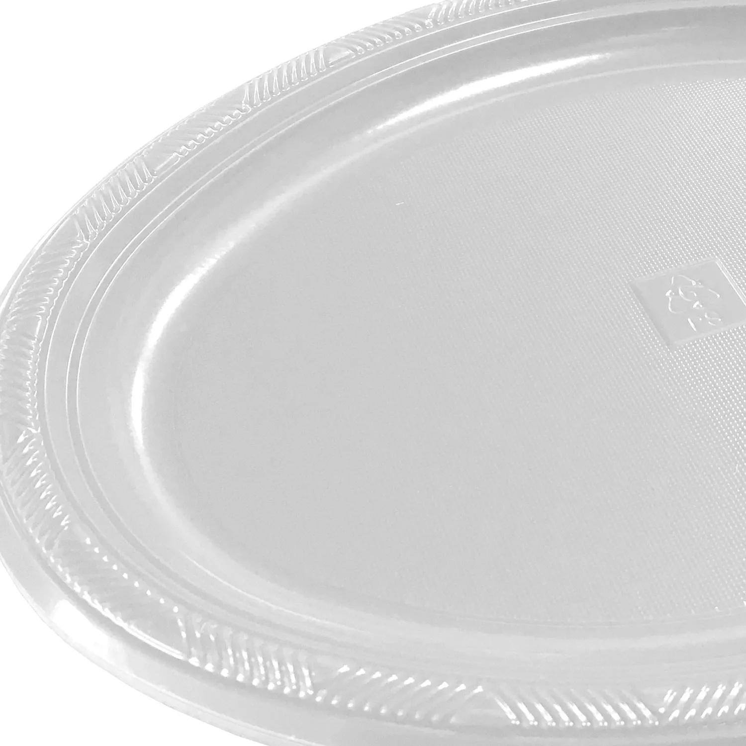BANDEJA OVALADA GRANDE BLANCO X3 UNI - 1