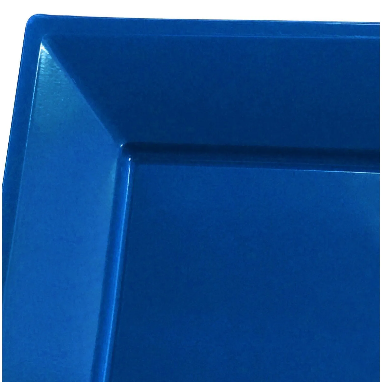 BANDEJA RECTANGULAR GRANDE AZUL X3 UNI - 1