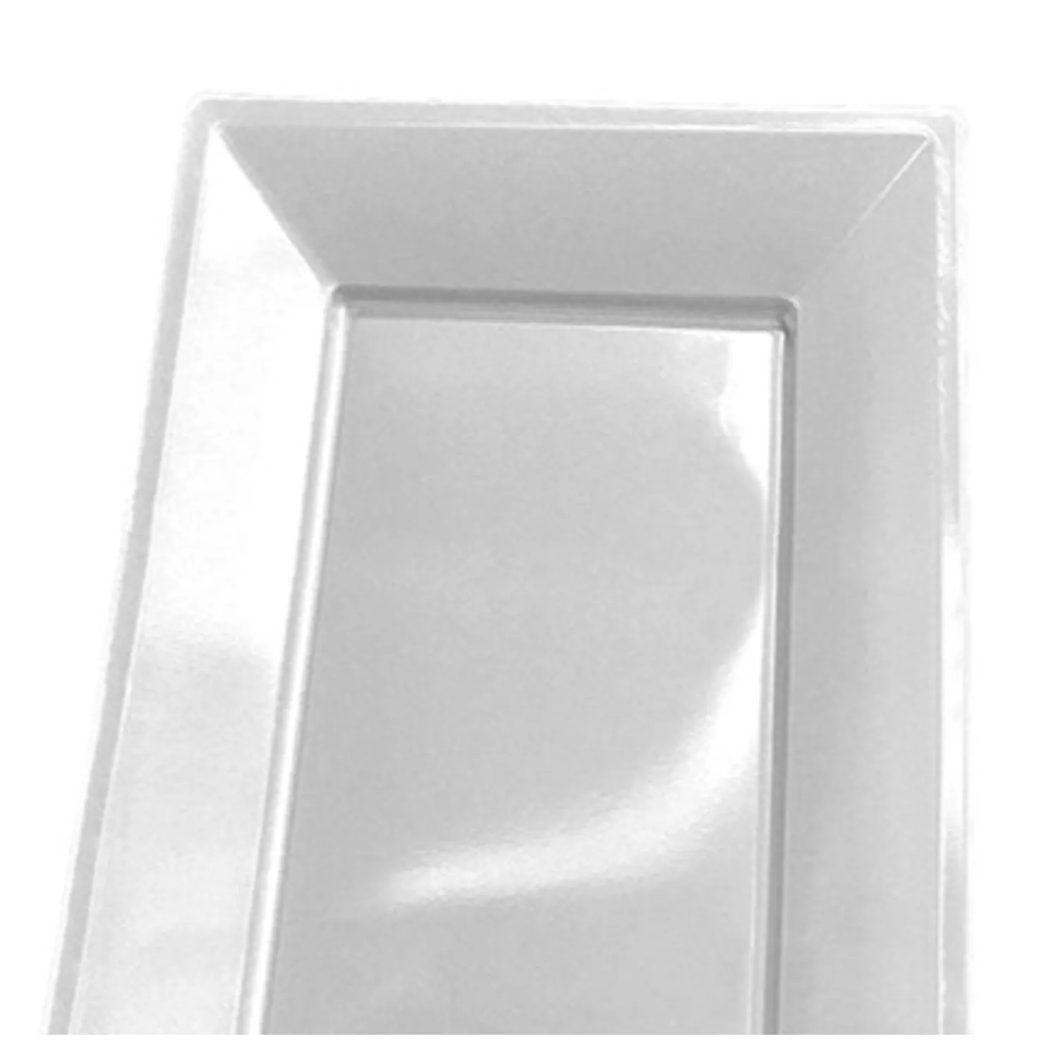 BANDEJA RECTANGULAR GRANDE BLANCO X3 UNI - 1