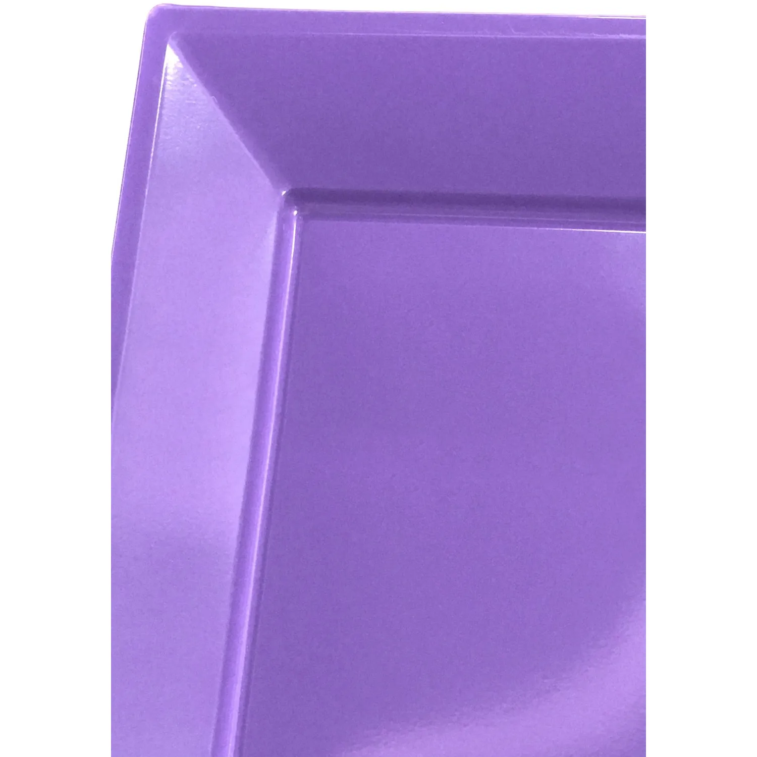 BANDEJA RECTANGULAR GRANDE LILA X3 UNI - 1